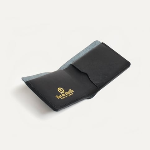 PEZE wallet - black épi leather