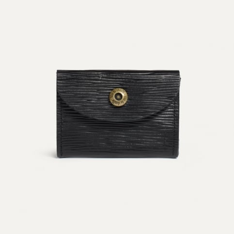 Talbin Shoemaker purse - black épi leather