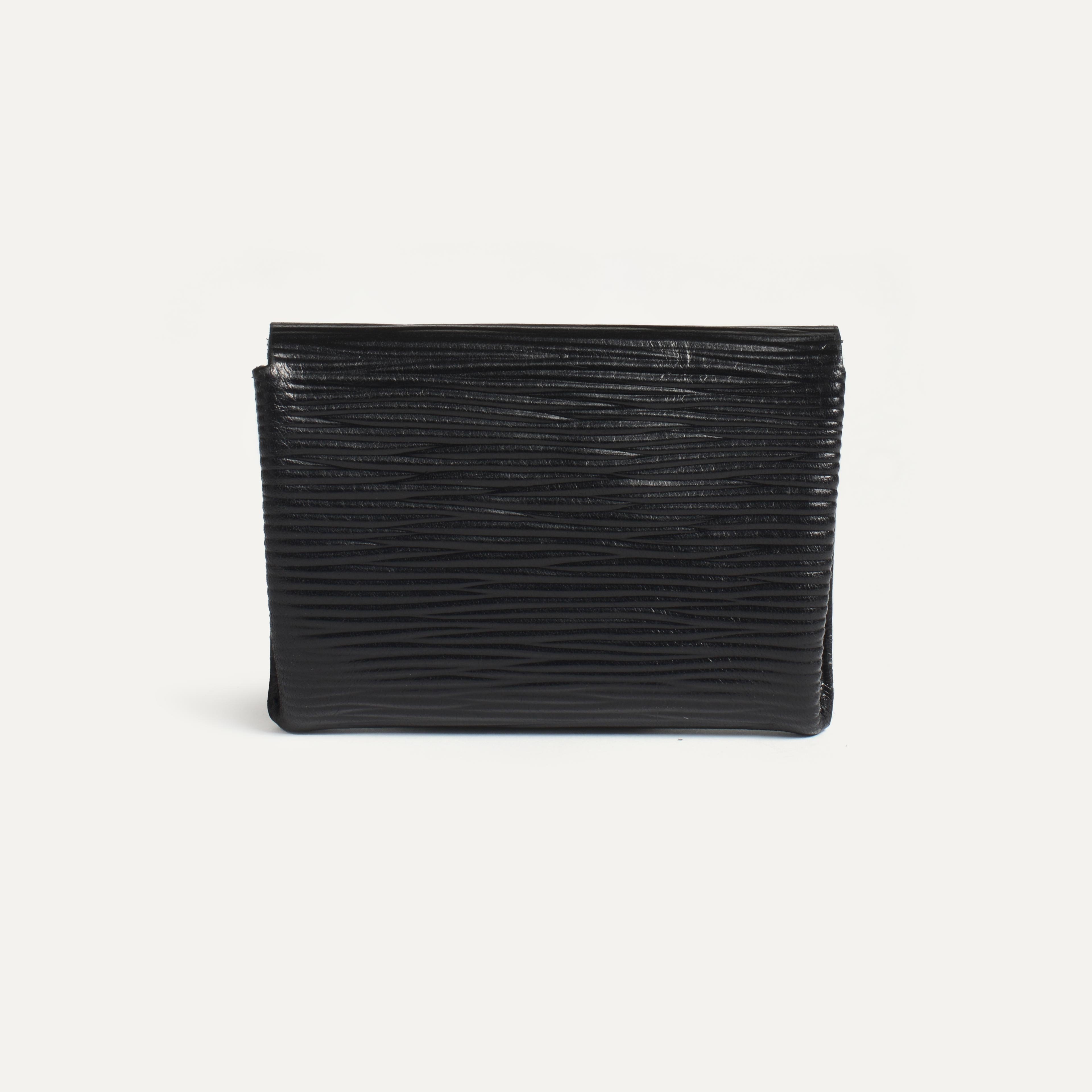 Talbin Shoemaker purse - black cork leather (image n°2)