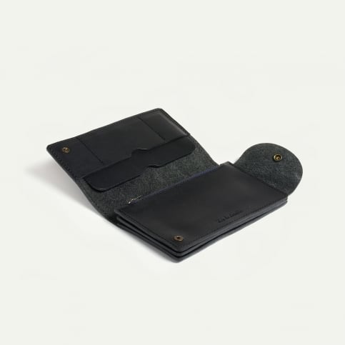 Corto wallet - Black waves