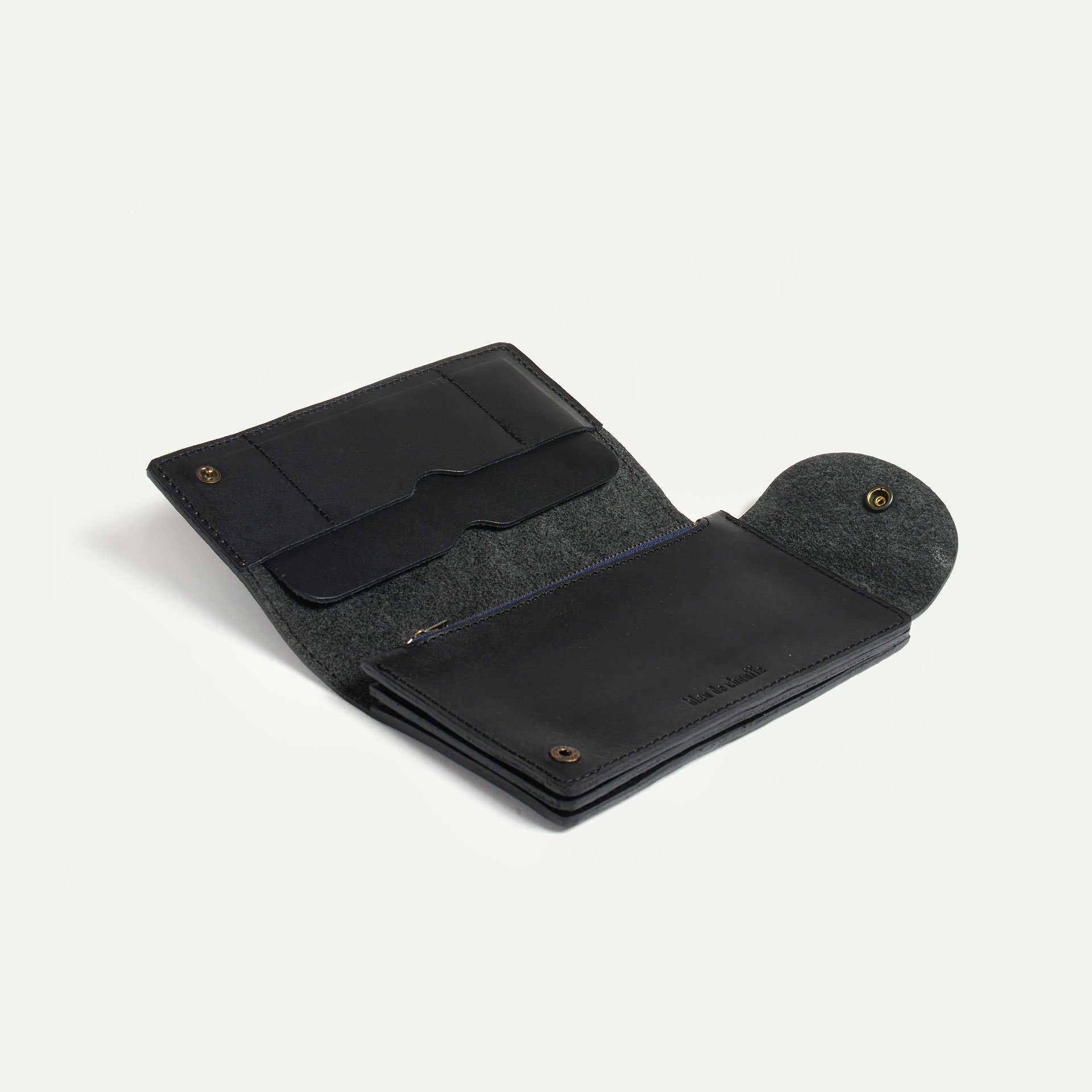 Corto wallet - Black waves (image n°1)