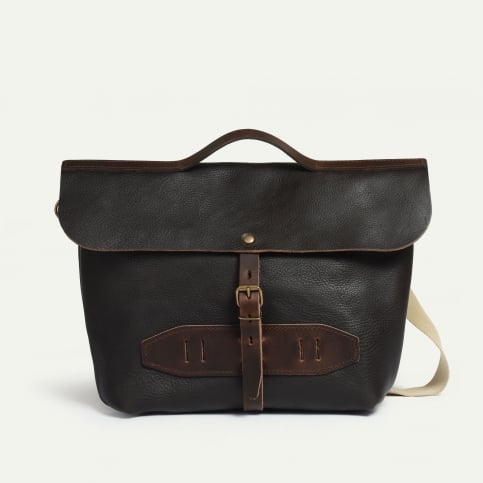 Lazard Satchel bag - Dark chestnut