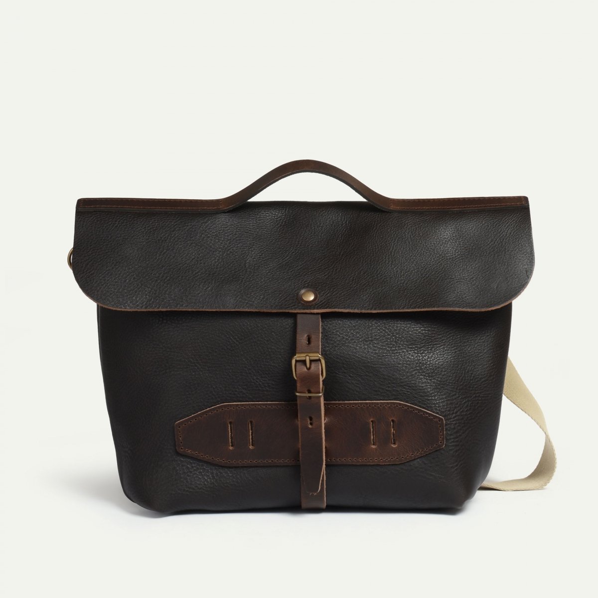 Sac Postier Lazard - Marron brun (image n°1)