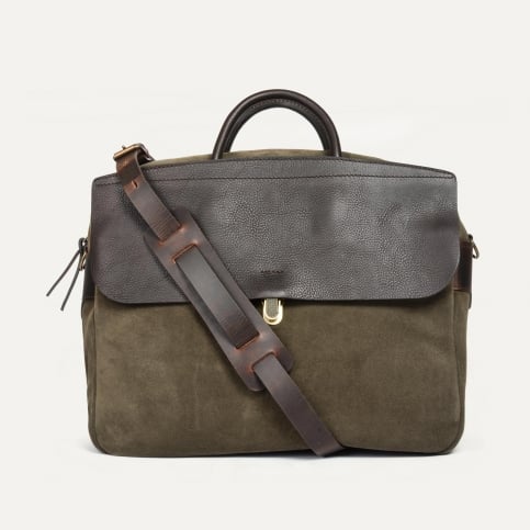 Zeppo Business bag - suede Musk