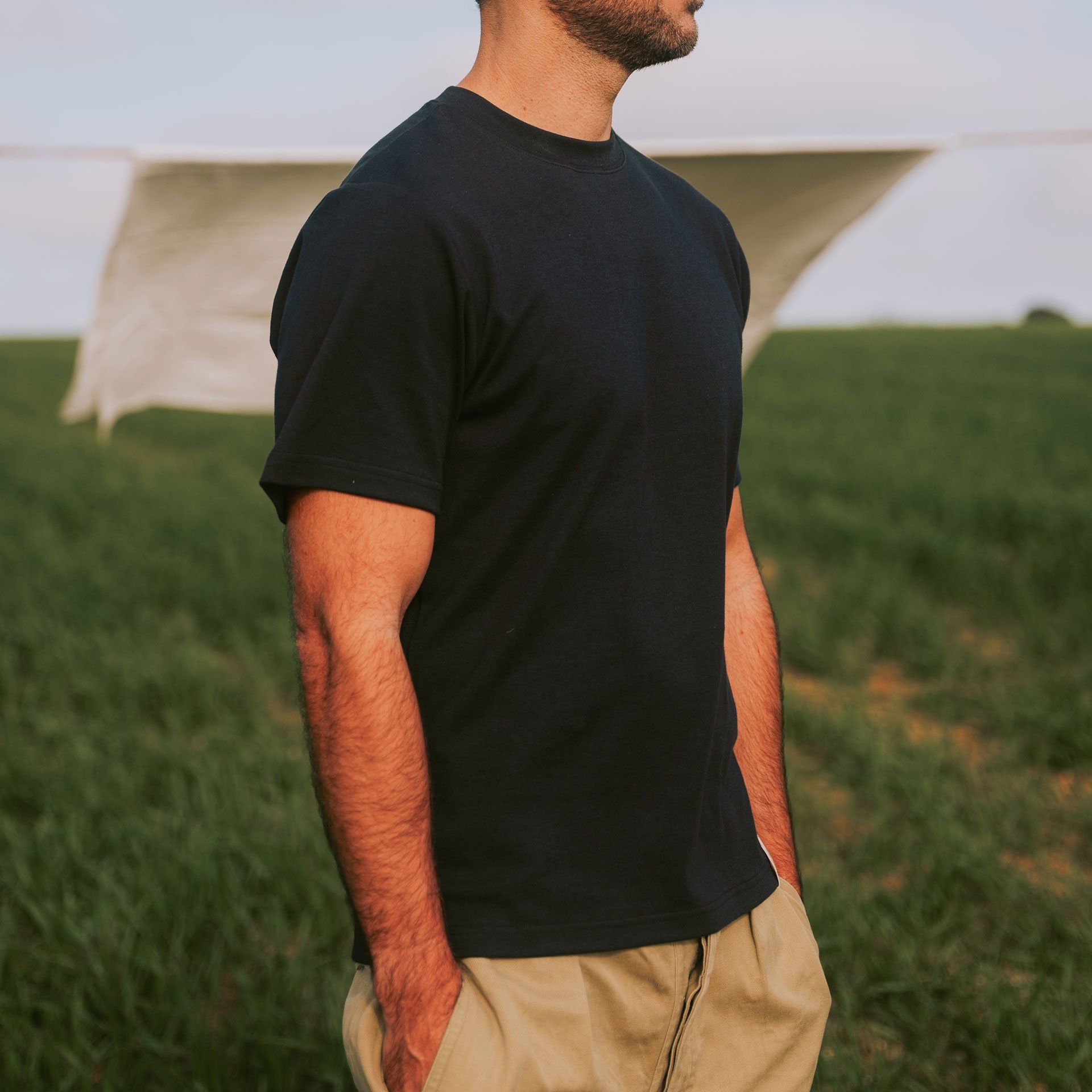 Das T Shirt Heavy Weight Champion - Marineblau (image n°4)