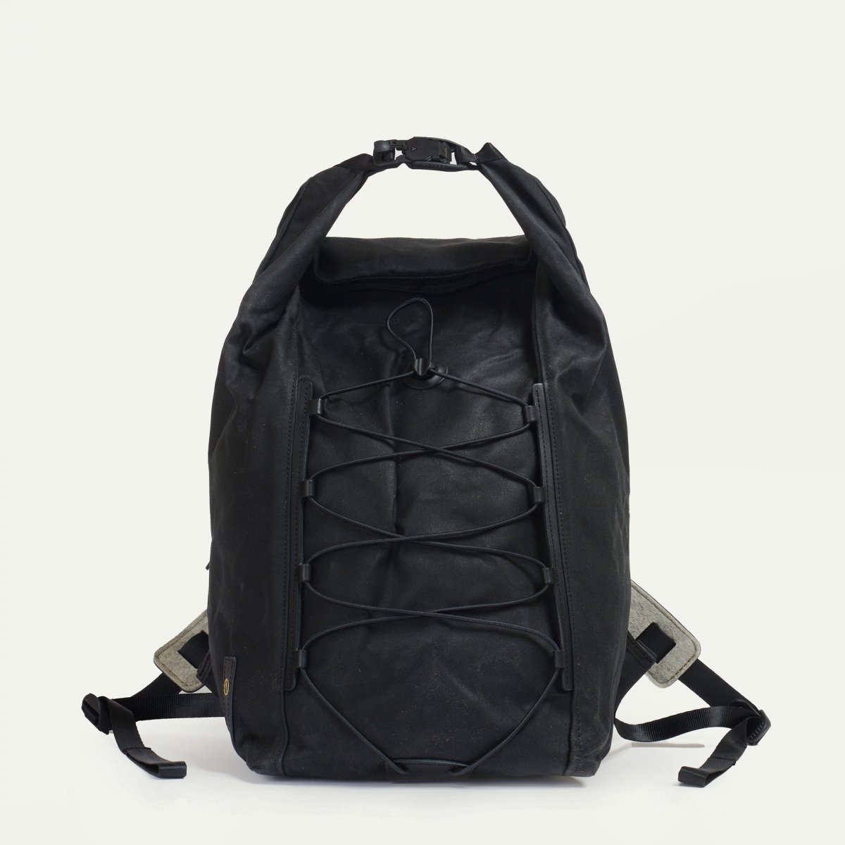 Météore backpack - Black waxed (image n°1)