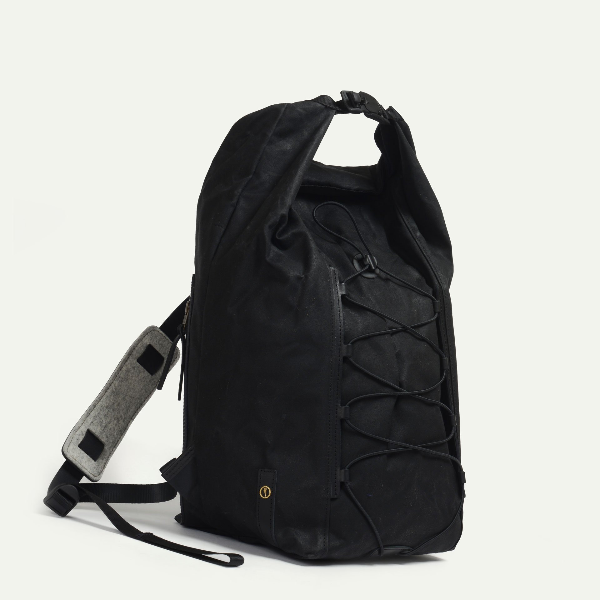 Météore backpack - Black waxed (image n°2)