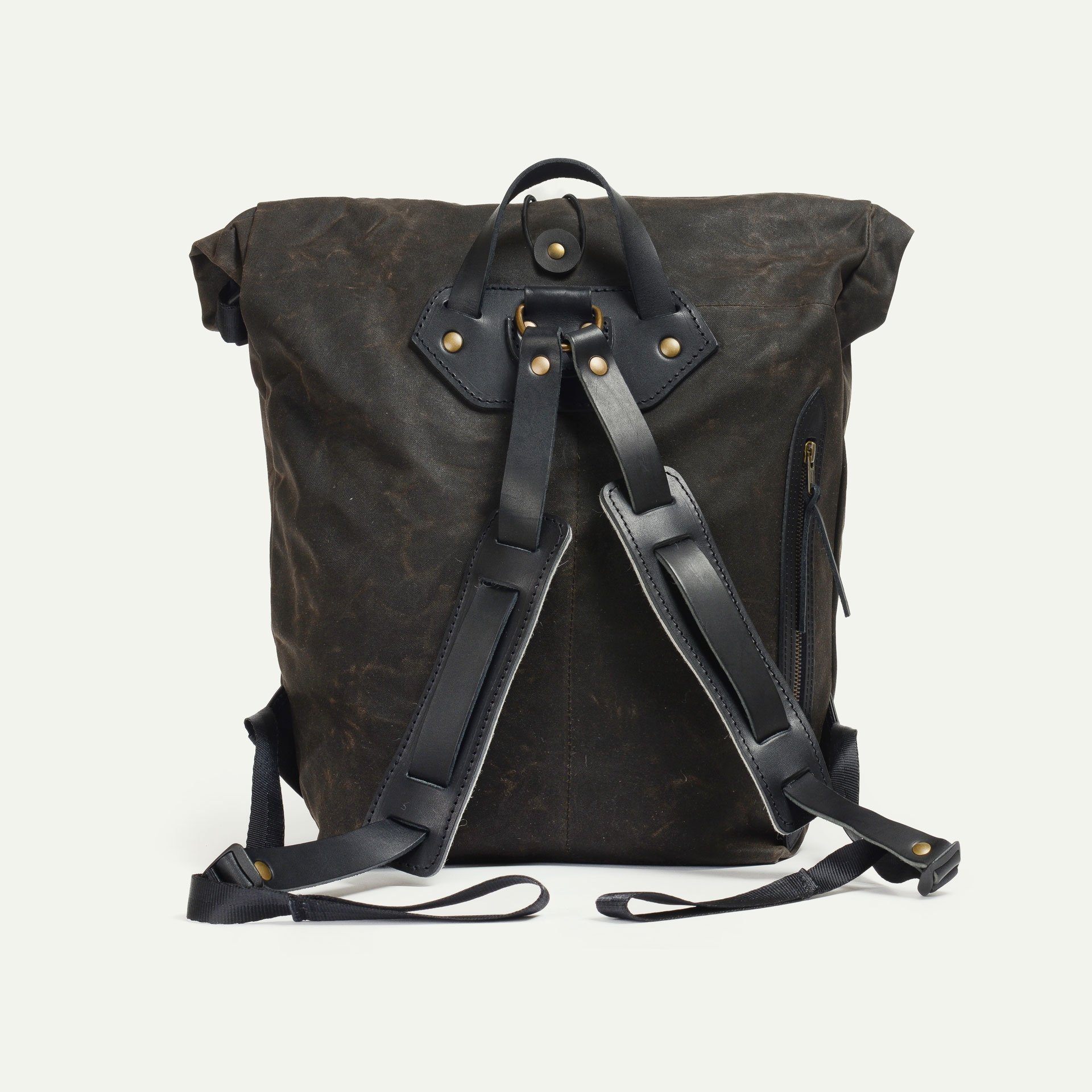 Météore backpack - Khaki waxed (image n°3)