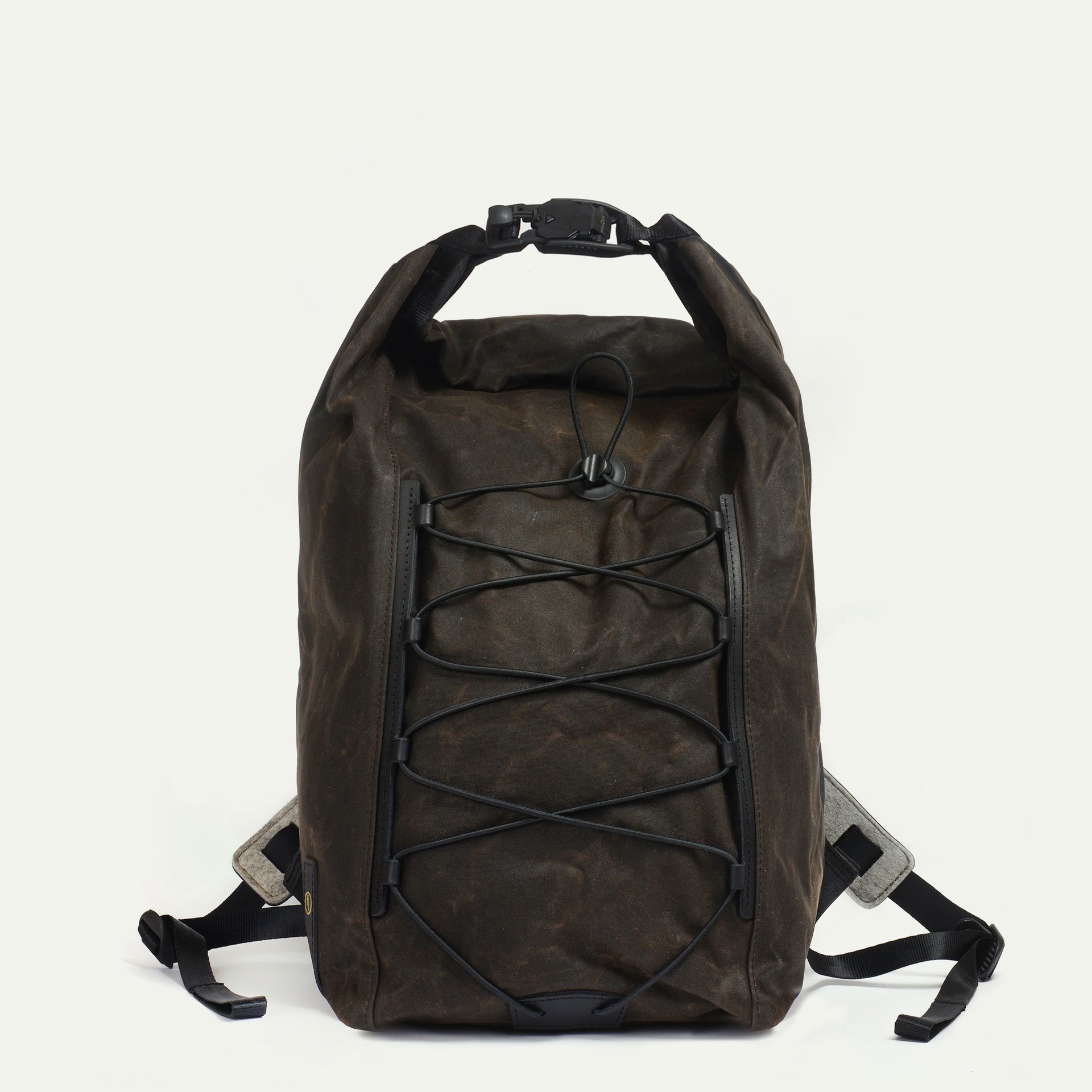 Météore backpack - Khaki waxed (image n°1)