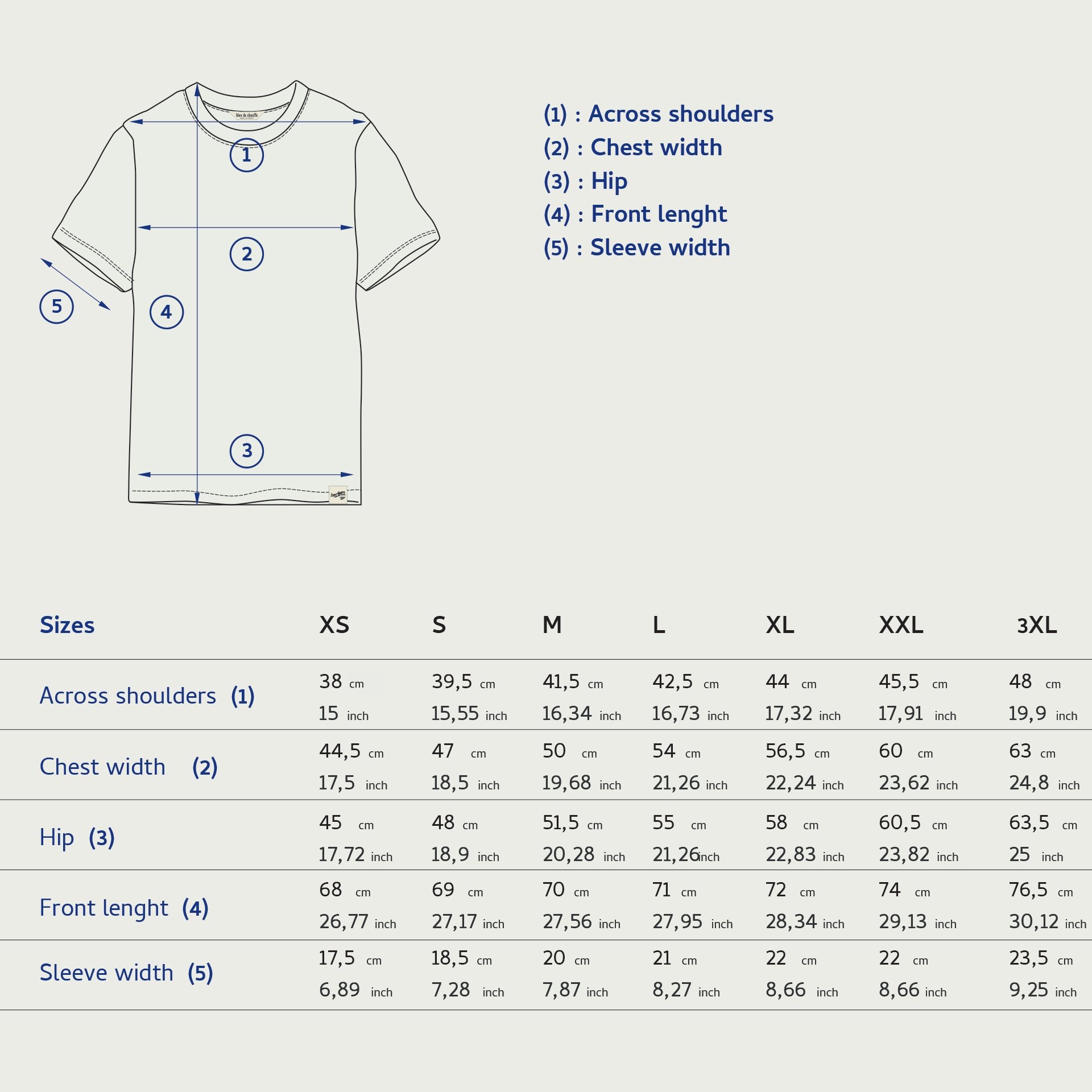 Le T shirt Heavy weight champion - Gris Chiné (image n°8)