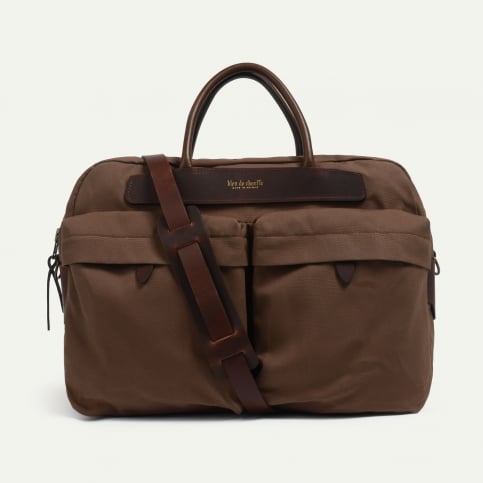 Hélios business bag - Hazelnut