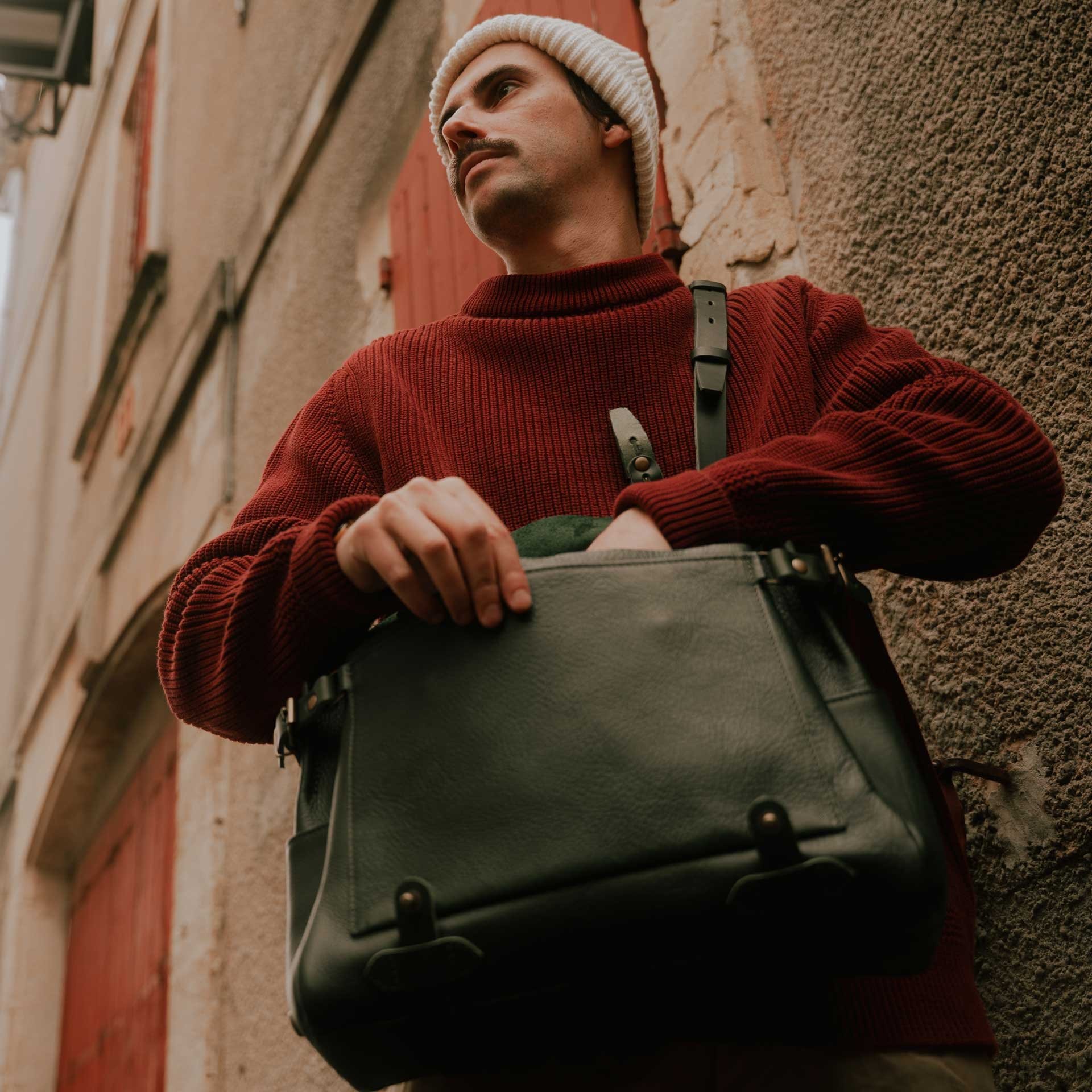 Postman bag Éclair M - Green (image n°7)
