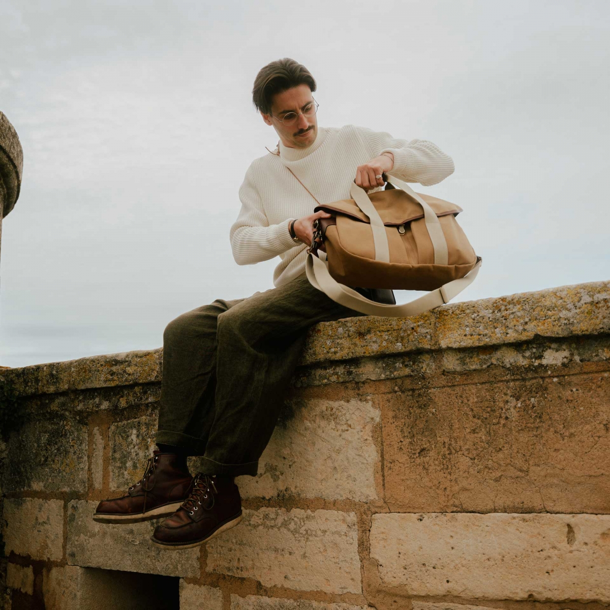 Businesstasche Musette - Camel BM (image n°11)