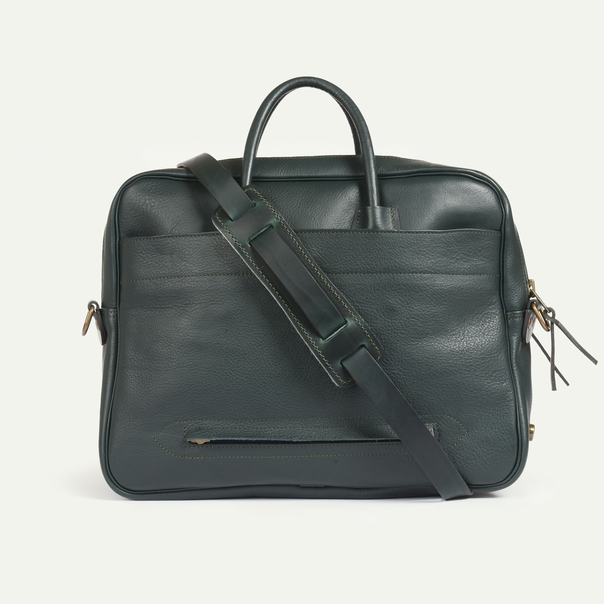 Sac business Zeppo - Vert / Ligne Epure (image n°3)
