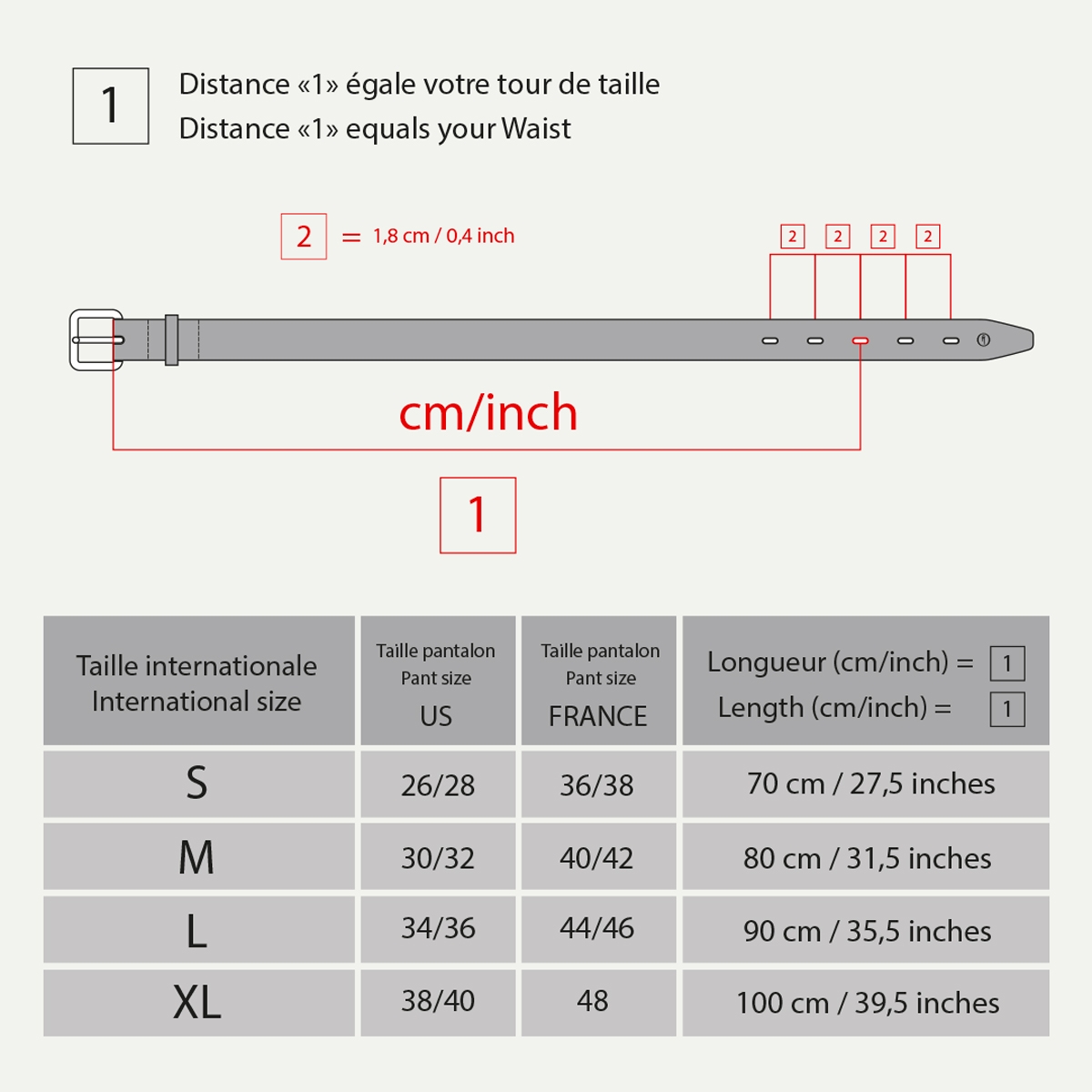 Ceinture Manchette Waves  - Naturel vieilli waves (image n°5)