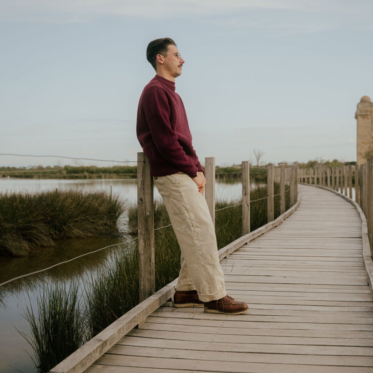 Seaman sweater - Burgundy (image n°6)