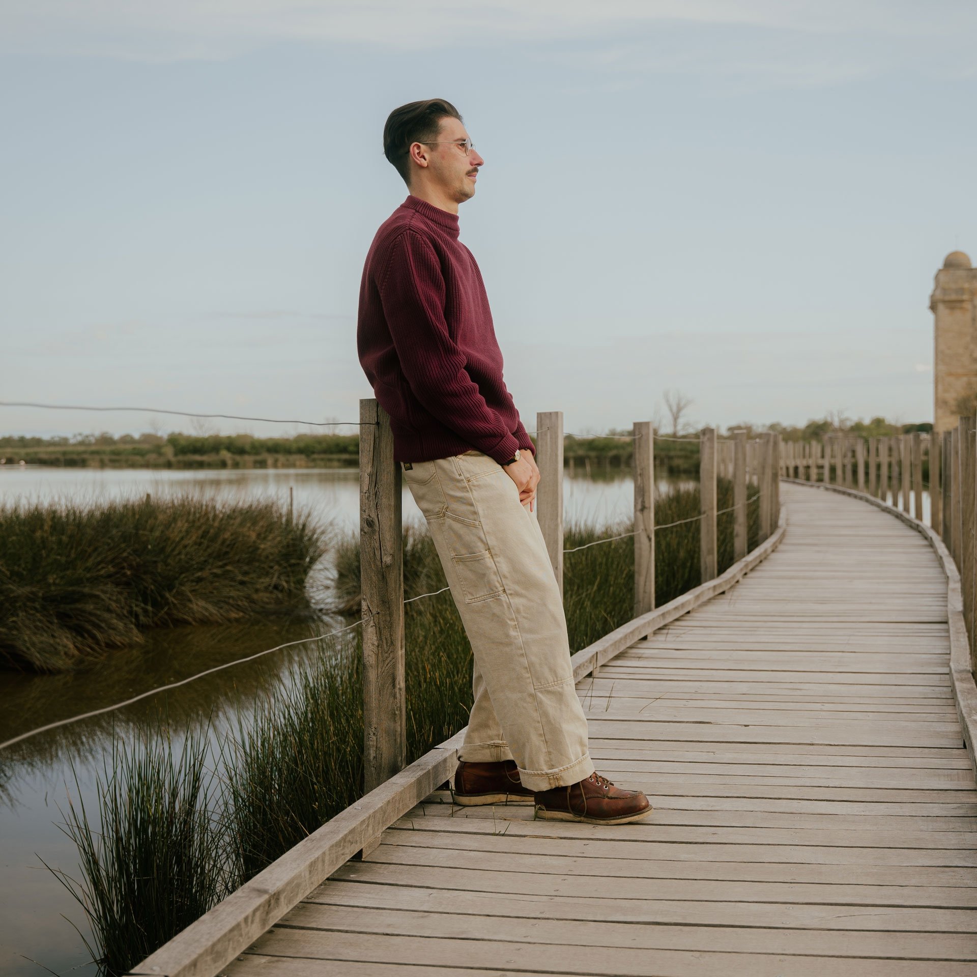 Seaman sweater - Burgundy (image n°6)