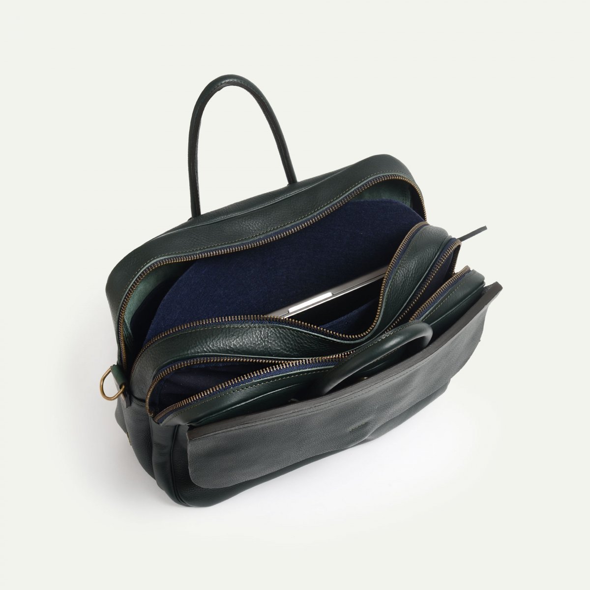 Sac business Zeppo - Vert / Ligne Epure (image n°4)