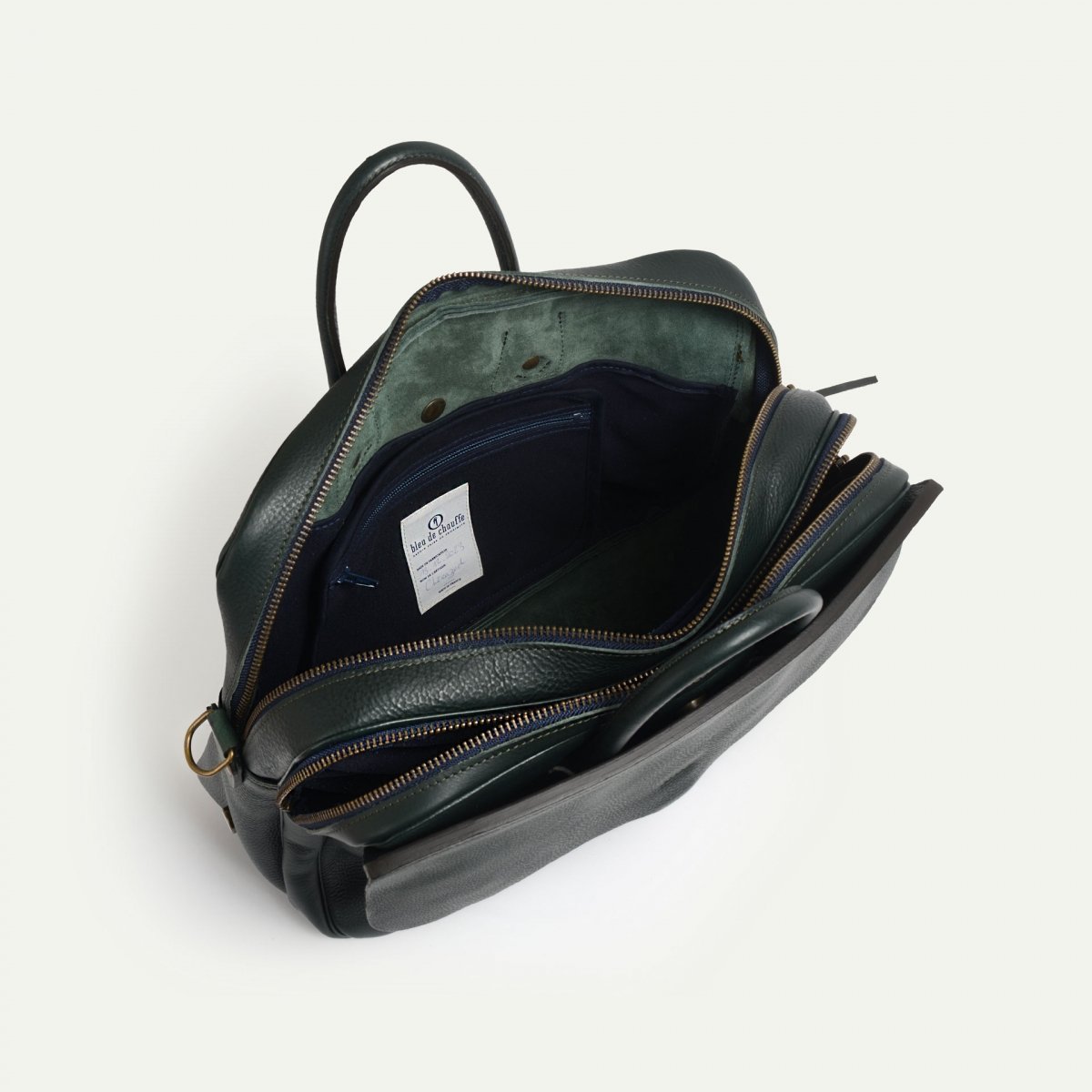 Sac business Zeppo - Vert / Ligne Epure (image n°5)
