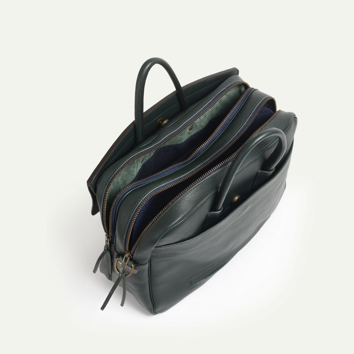 Sac business Zeppo - Vert / Ligne Epure (image n°6)