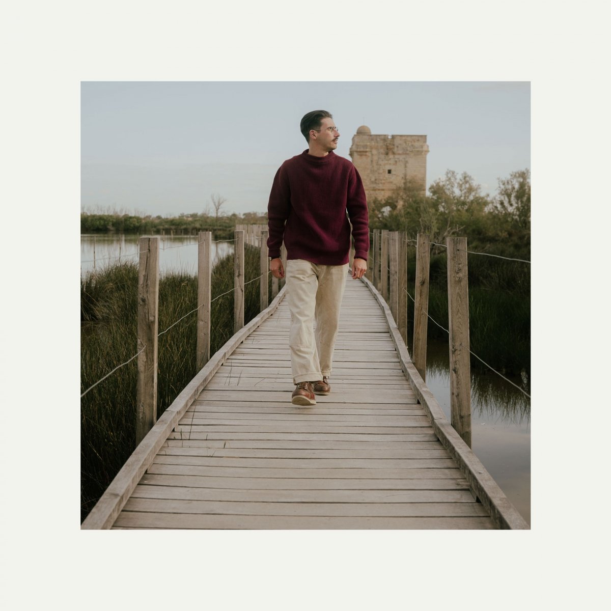 Seaman sweater - Burgundy (image n°2)