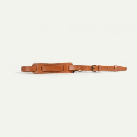 "Mousqueton" Leather strap - Natural