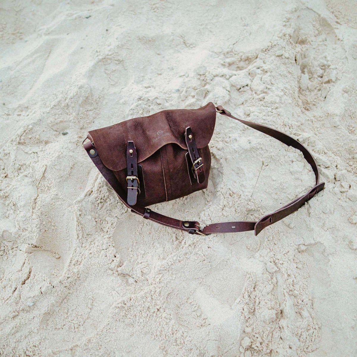 Louis Satchel bag - Coffee / Waxed Stonewashed Leather (image n°10)