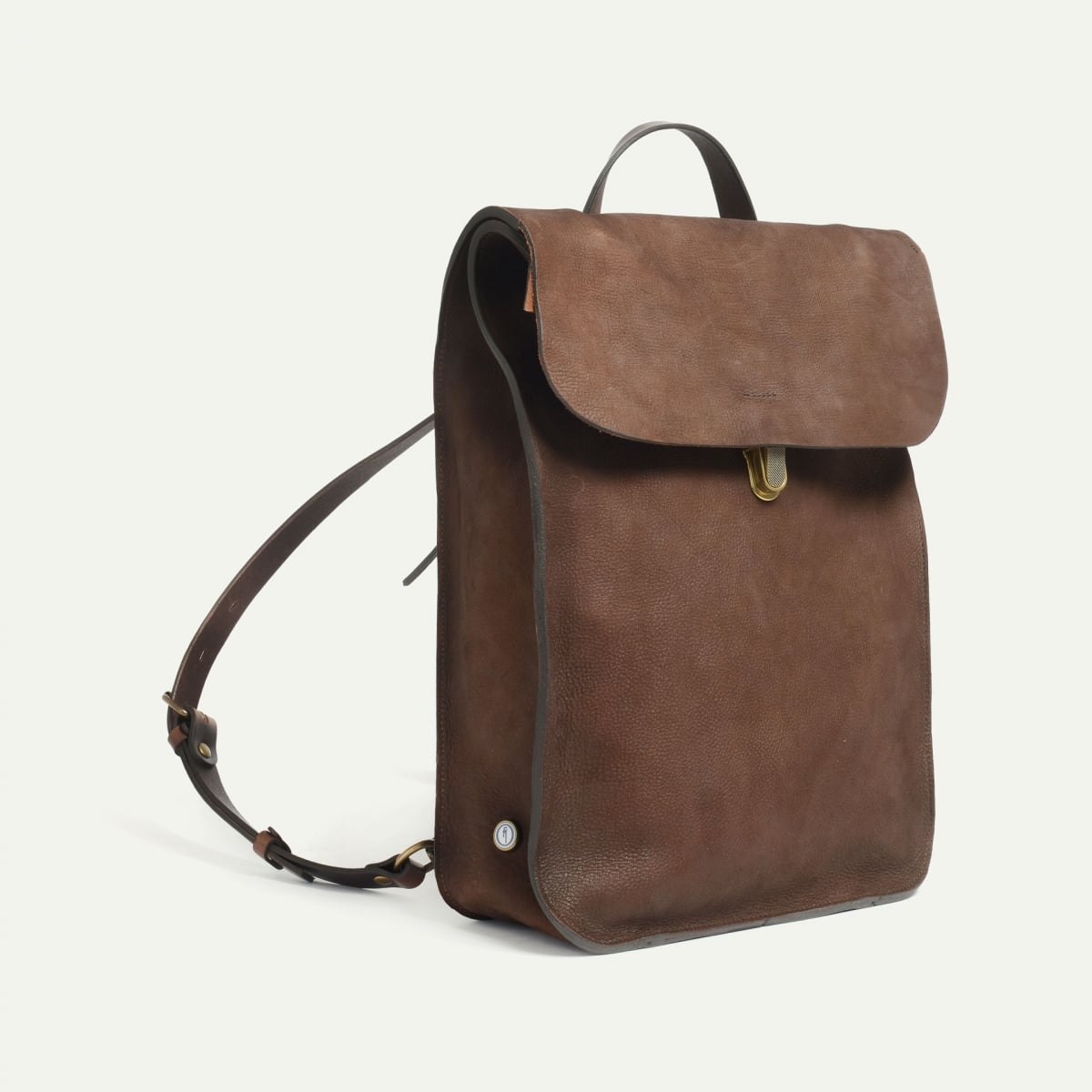 Sac à dos Puncho WAX - café / Cuir Waxé Stonewashed (image n°2)