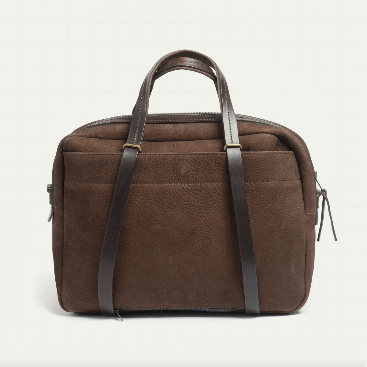 Report Business bag - Coffee / Waxed Stonewashed Leather (image n°3)