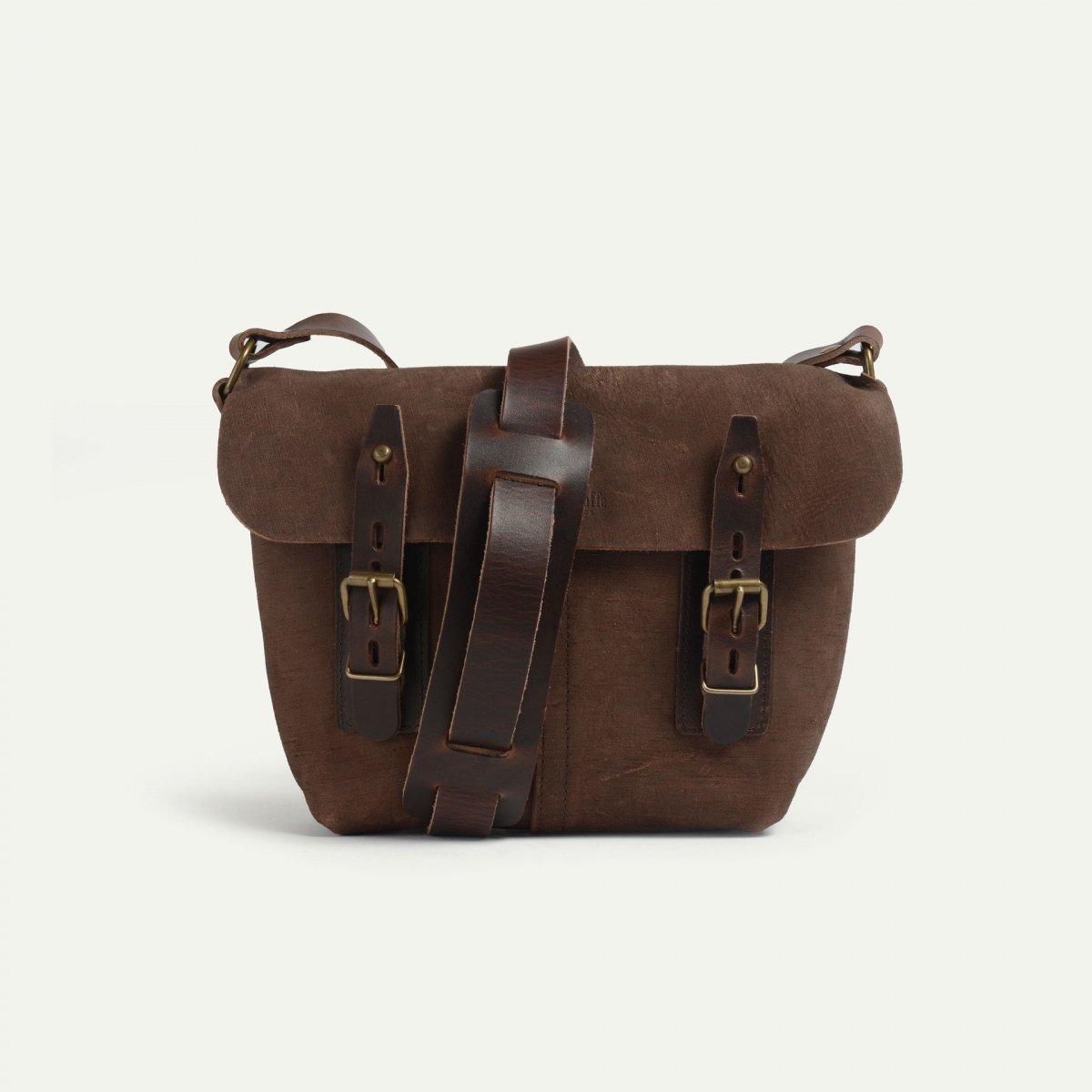 Louis Satchel bag - Coffee / Waxed Stonewashed Leather (image n°1)