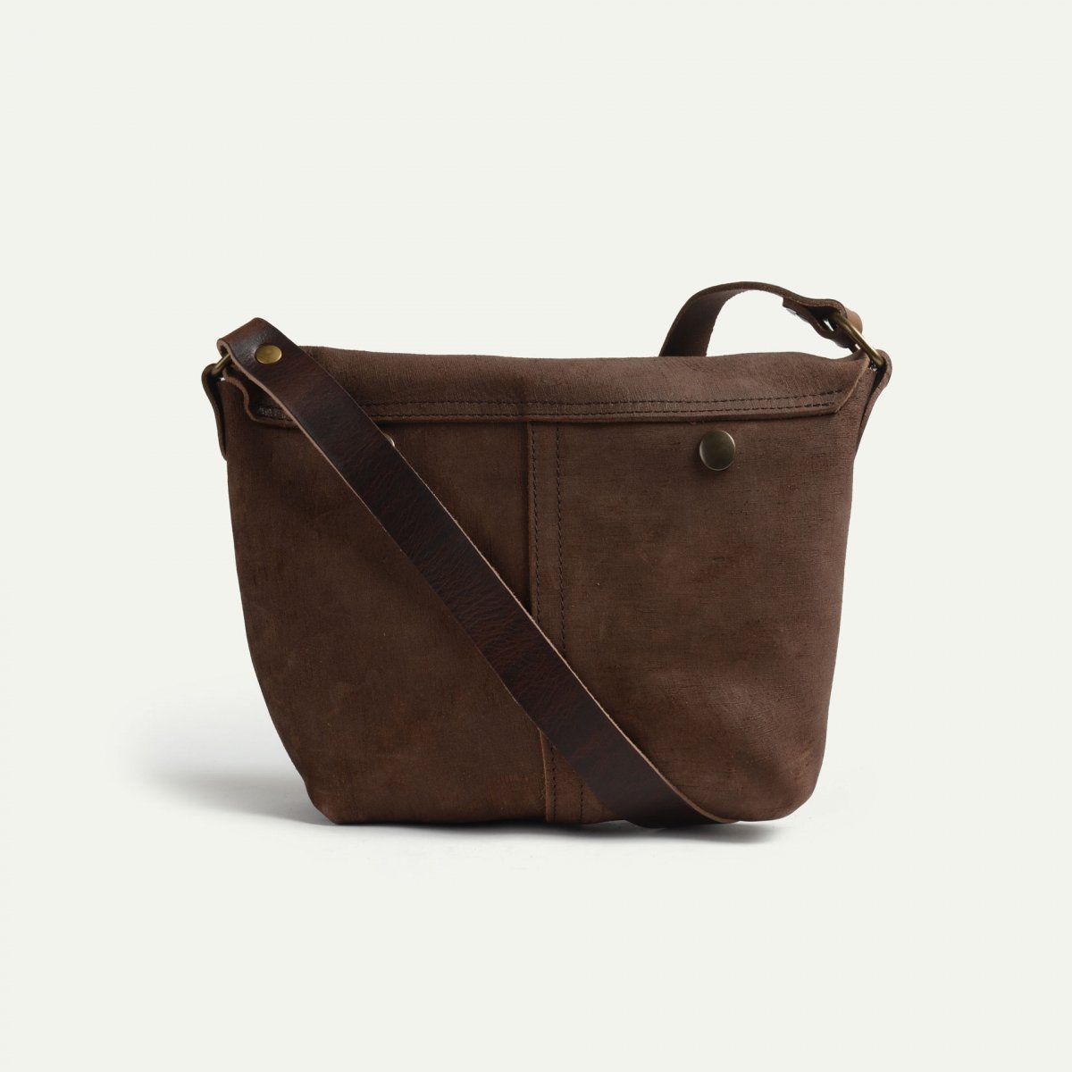 Louis Satchel bag - Coffee / Waxed Stonewashed Leather (image n°3)
