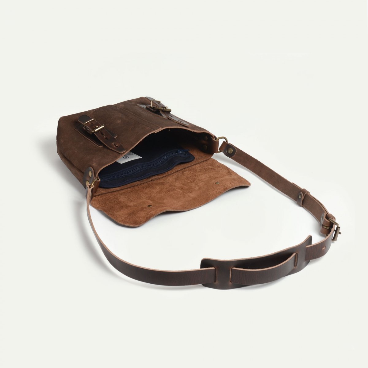 Louis Satchel bag - Coffee / Waxed Stonewashed Leather (image n°4)