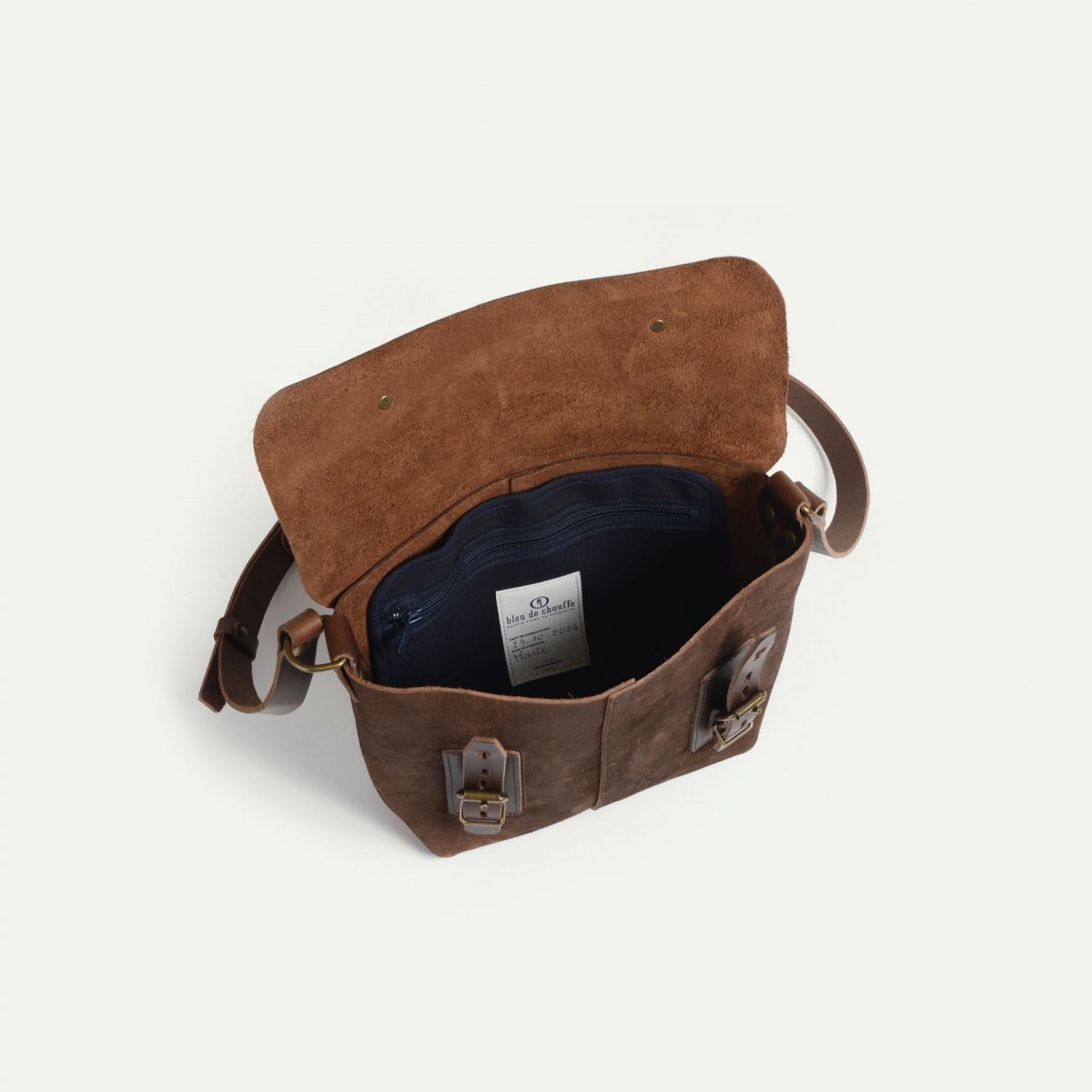 Louis Satchel bag - Coffee / Waxed Stonewashed Leather (image n°5)