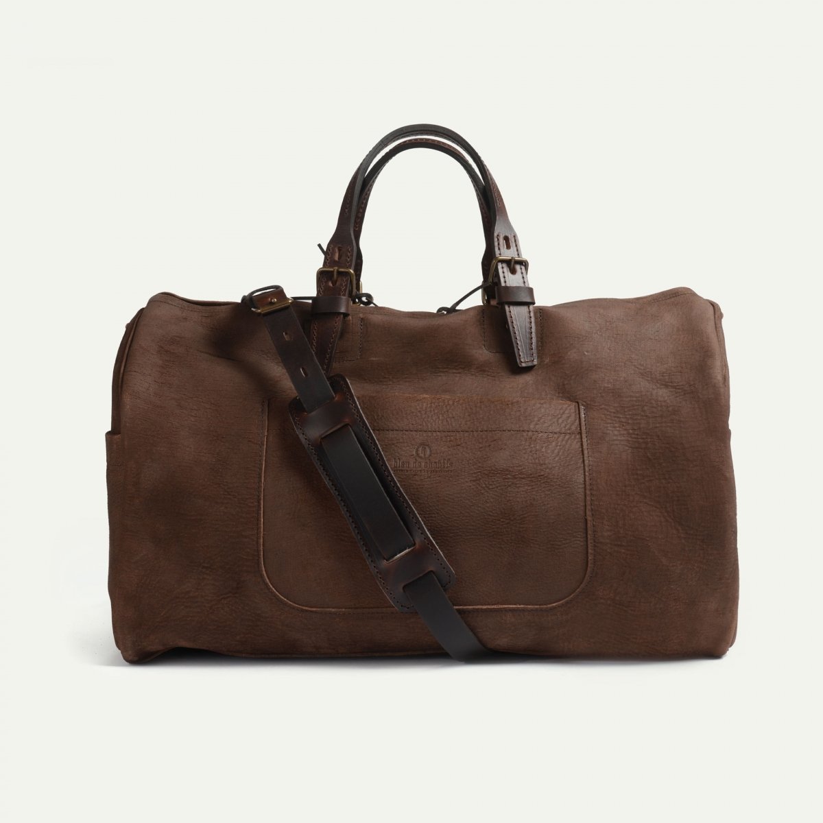 Sac de voyage Hobo - café / Cuir Waxé Stonewashed (image n°1)