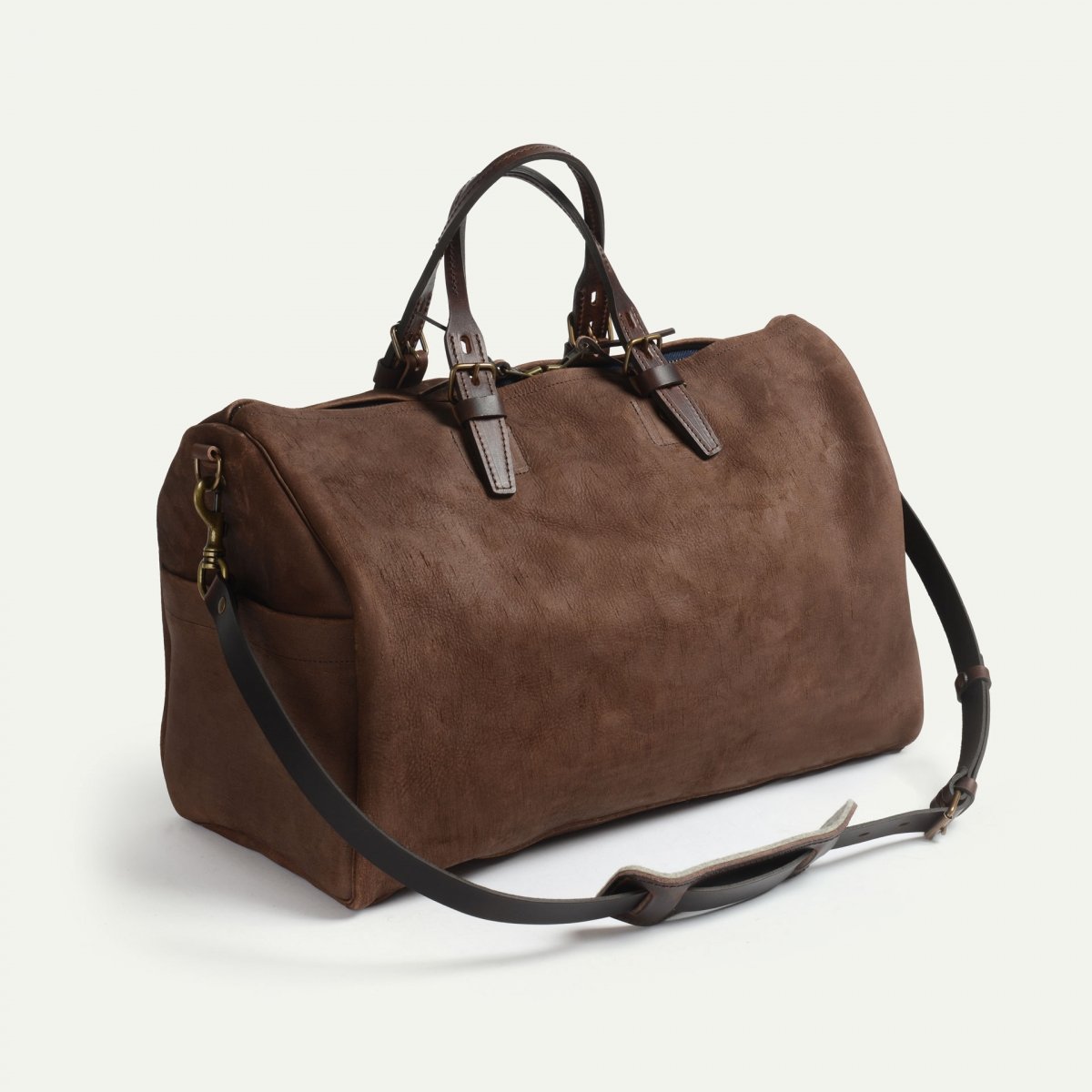 Sac de voyage Hobo - café / Cuir Waxé Stonewashed (image n°3)