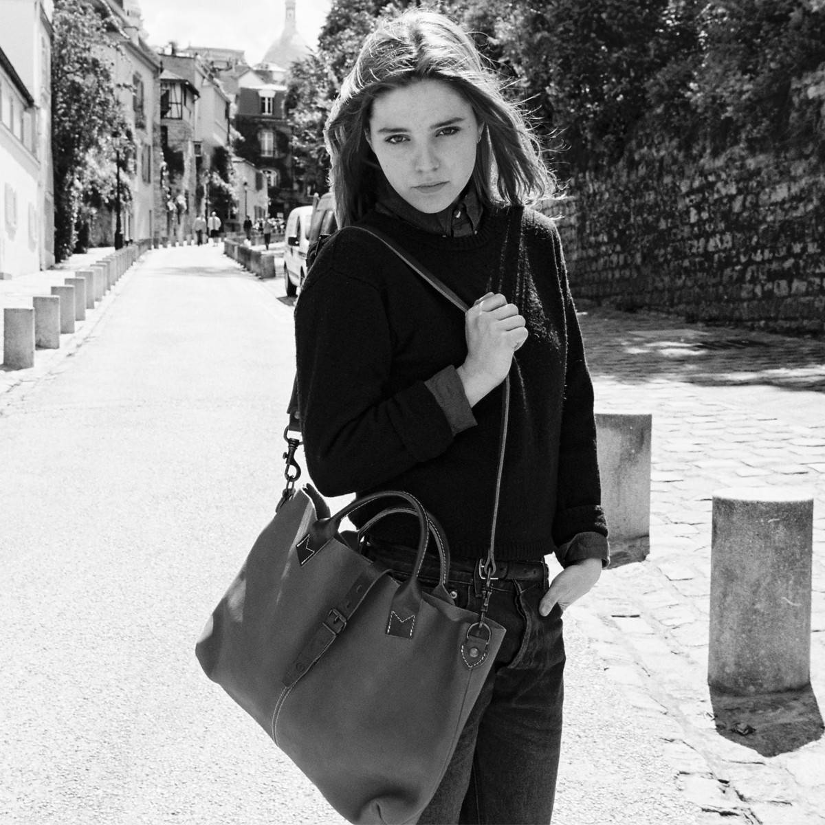 Shopping bag Sido - Havane (image n°3)