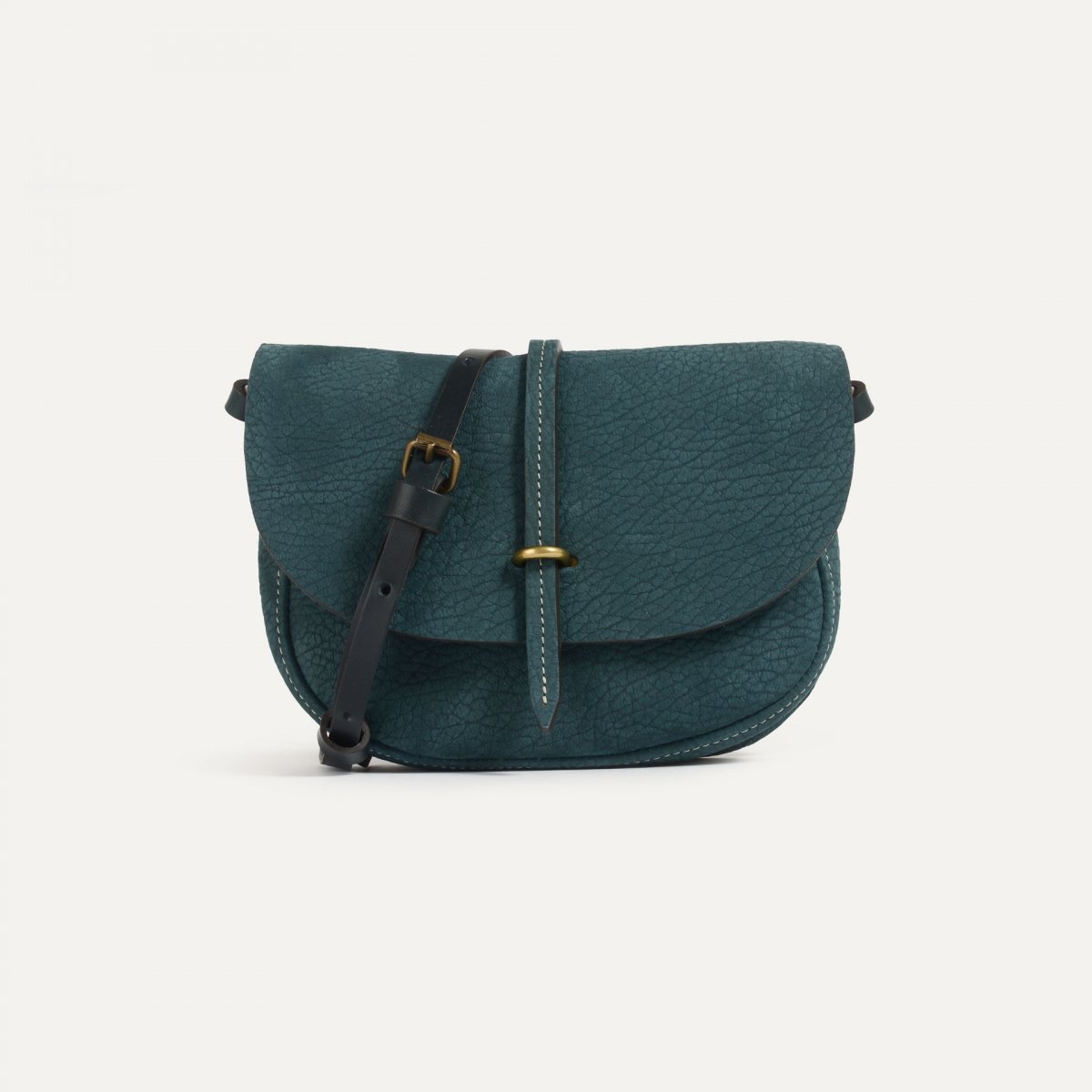 Mini sac postier Java - Soft Petrolio (image n°1)