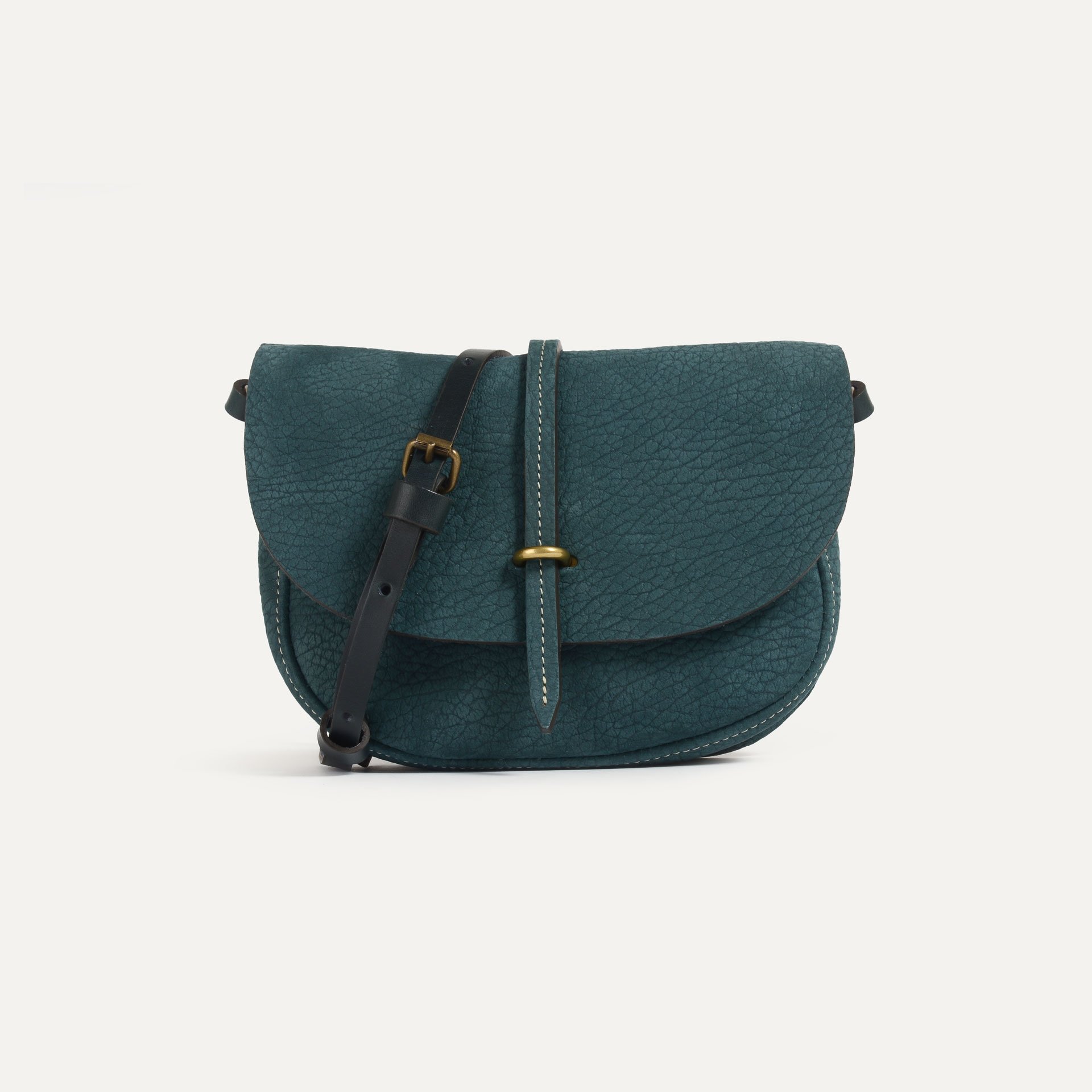 Mini sac postier Java - Soft Petrolio (image n°1)
