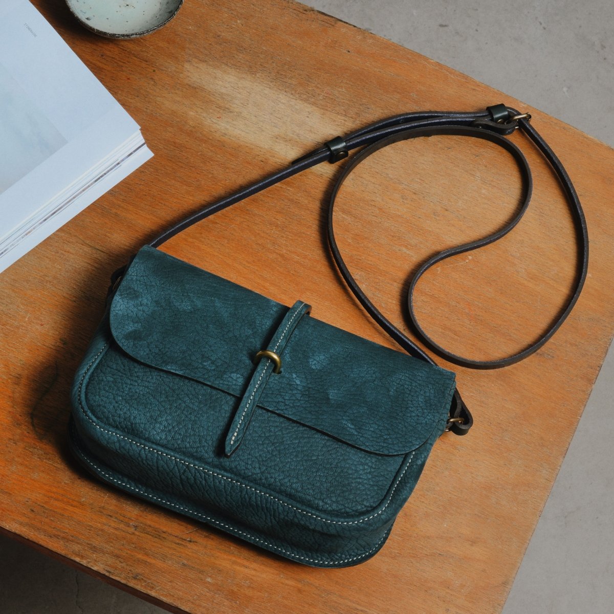 Sac postier Pastis - Soft Petrolio (image n°5)