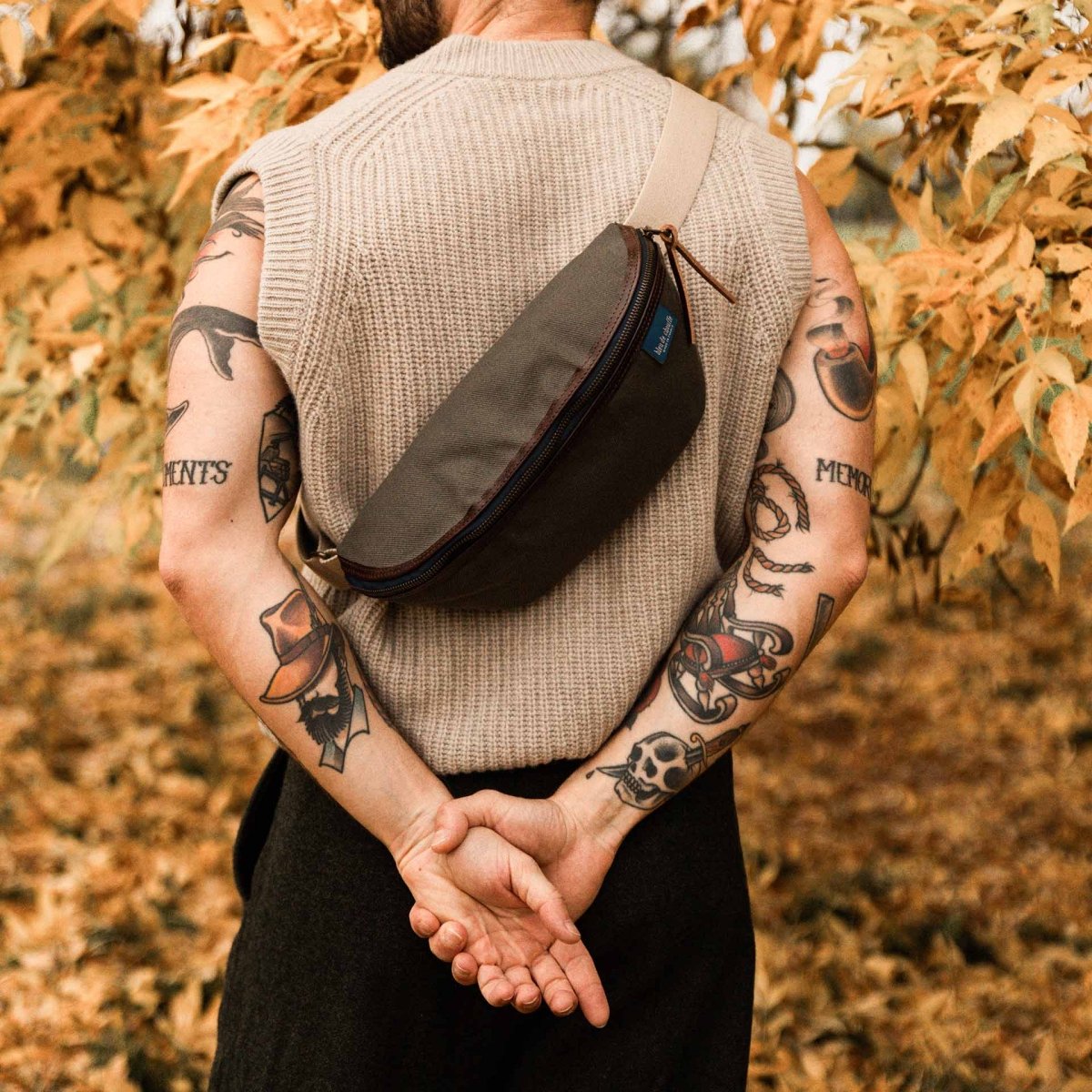 New Beat Belt bag - khaki BM (image n°5)