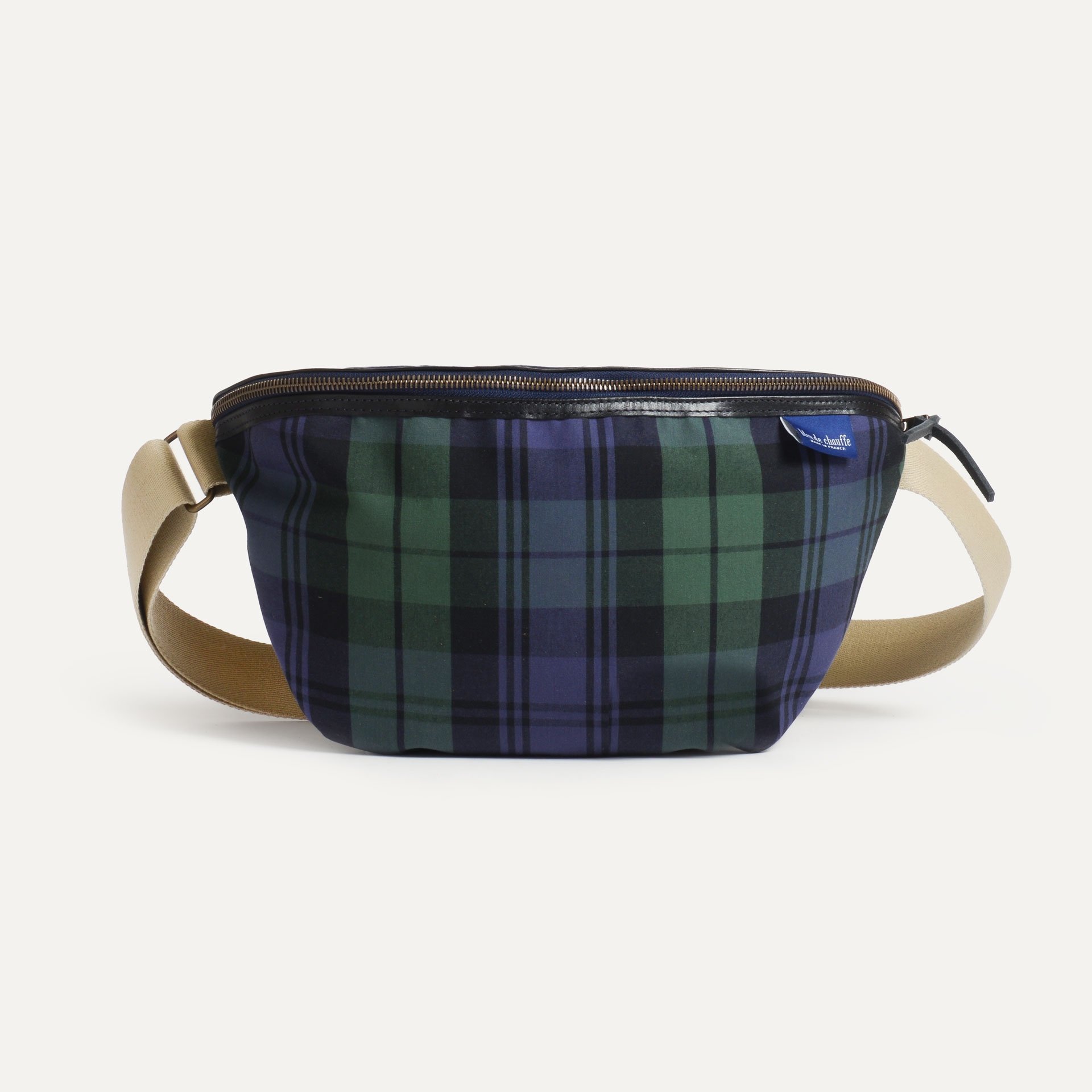 Sac Banane New Beat XL - Tartan Bleu (image n°1)