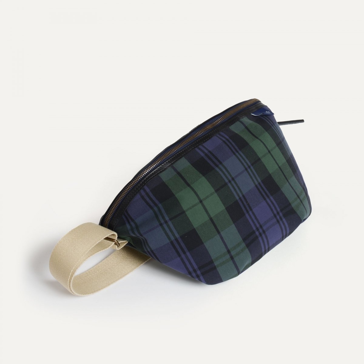 New Beat XL Belt bag - Blue tartan (image n°2)