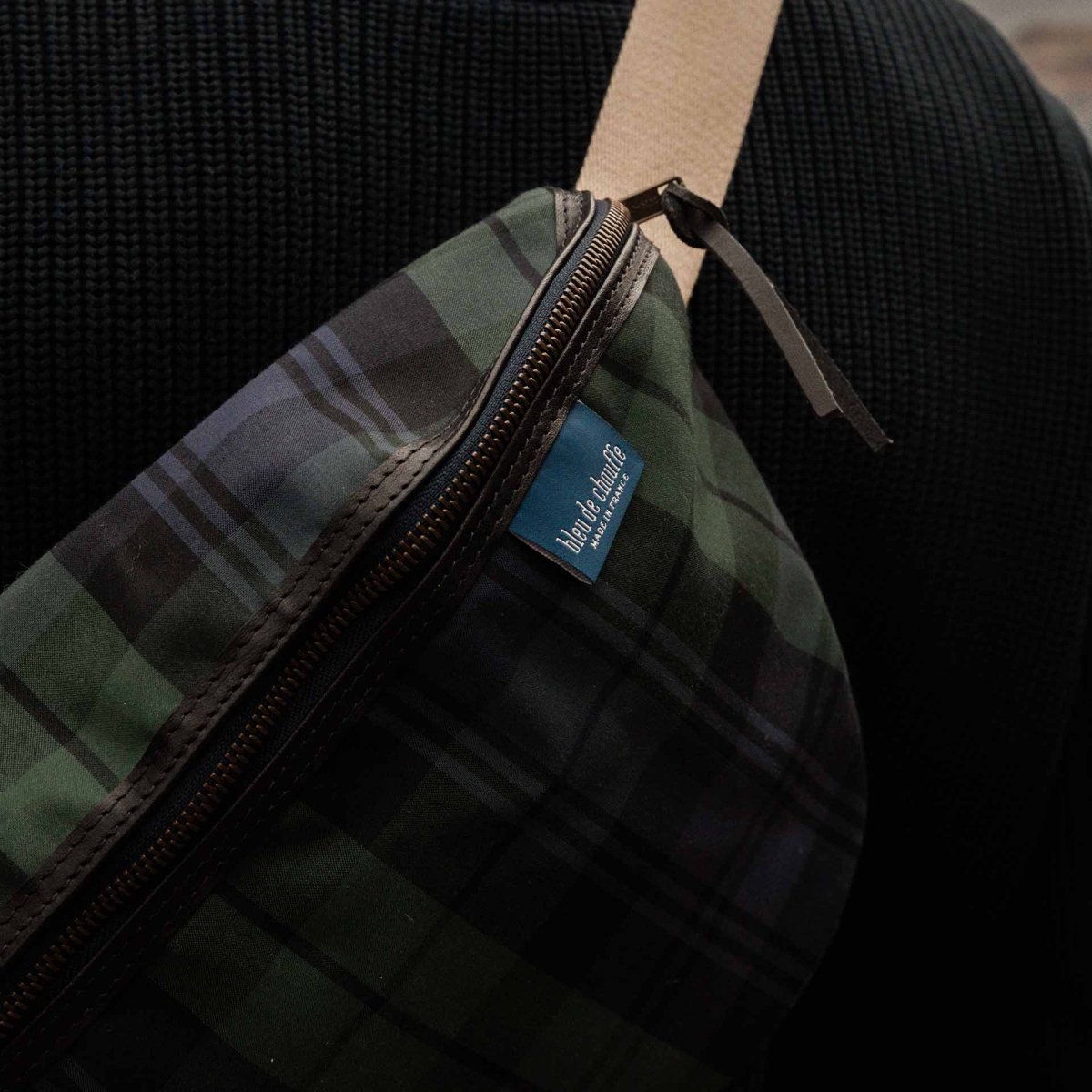 Sac Banane New Beat XL - Tartan Bleu (image n°4)