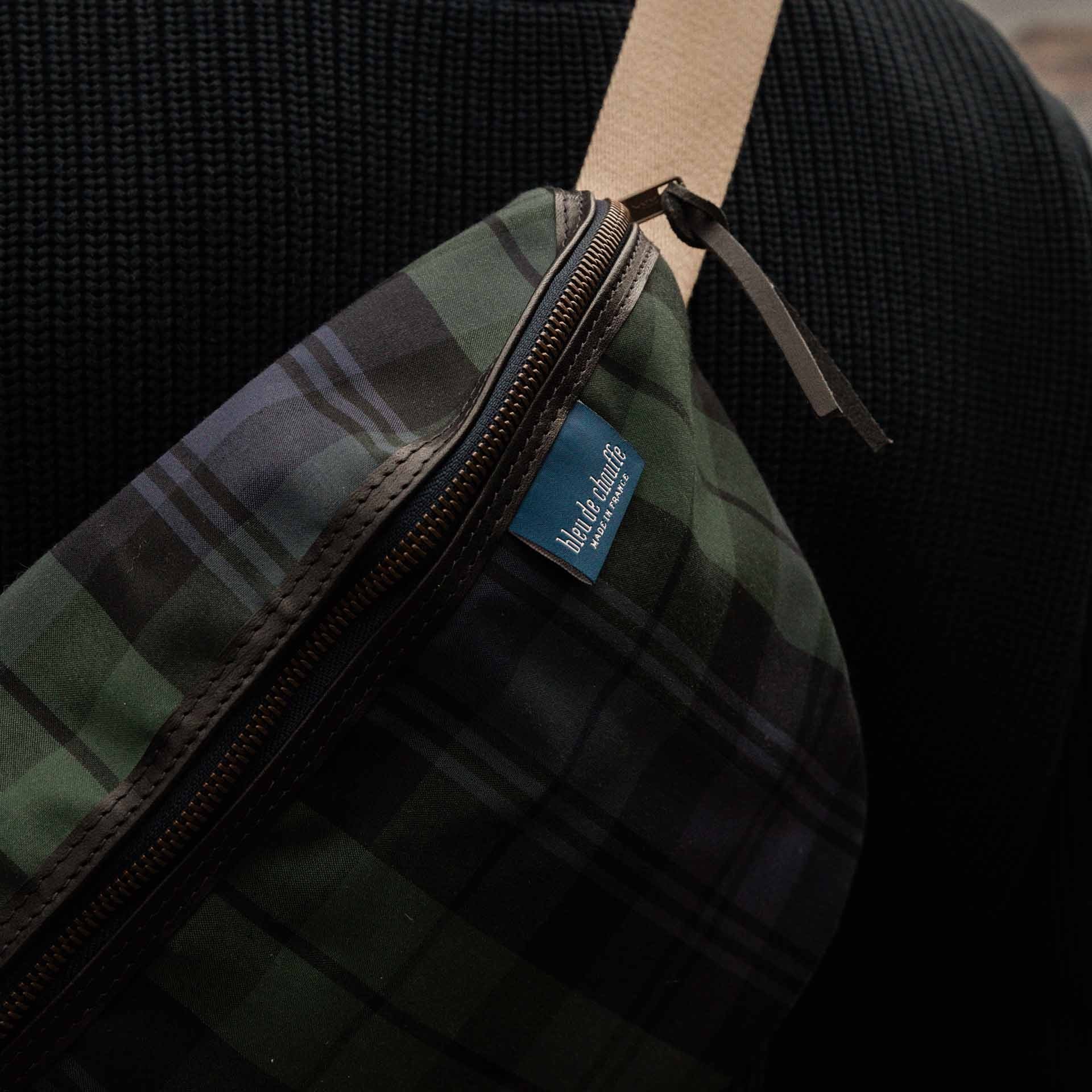 New Beat XL Belt bag - Blue tartan (image n°4)