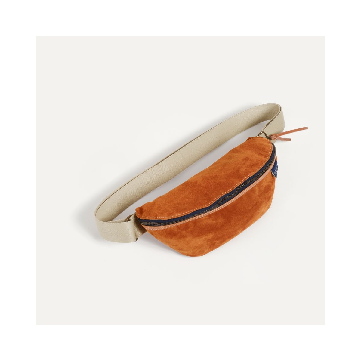 New Beat Belt bag / Suede - Ochre (image n°2)