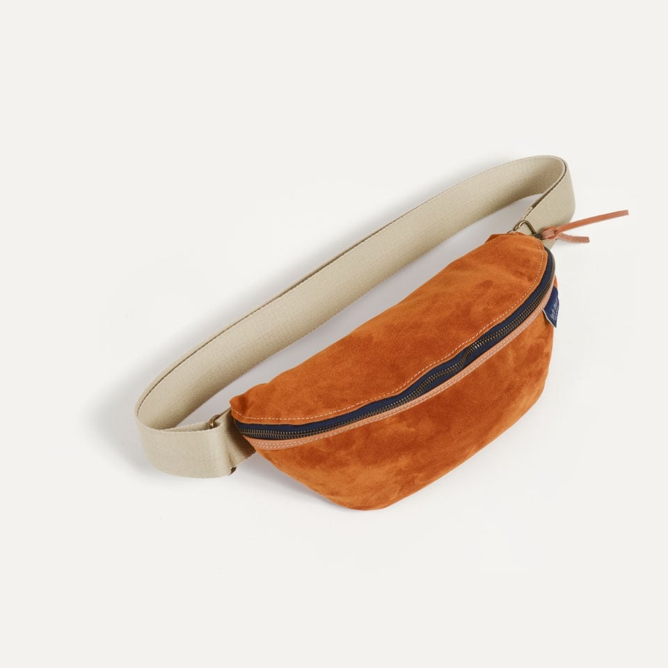 Gürteltasche New Beat / Veloursleder - Ocker (image n°2)