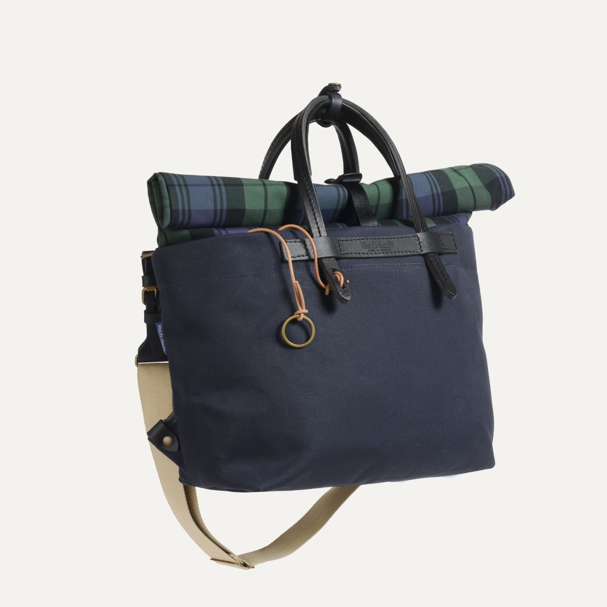 Sac Business Woody - Tartan marine (image n°1)
