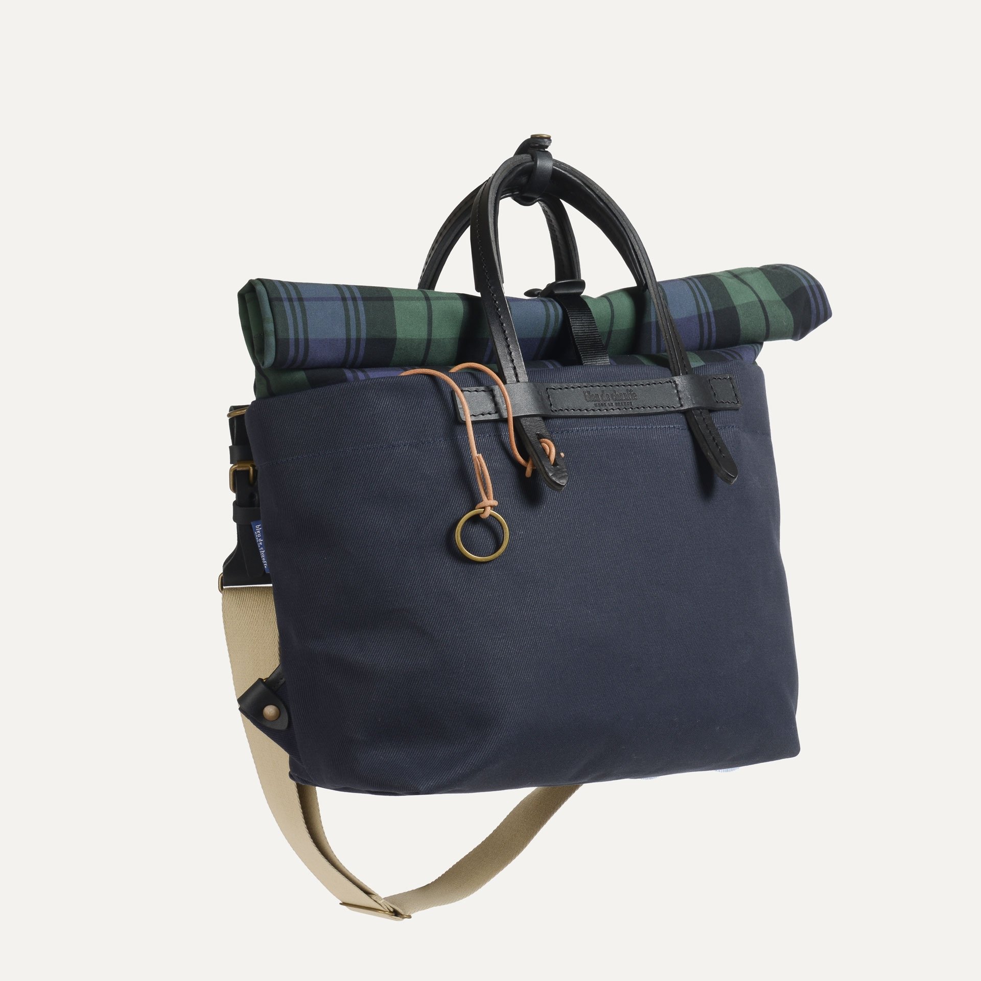 Sac Business Woody - Tartan marine (image n°1)