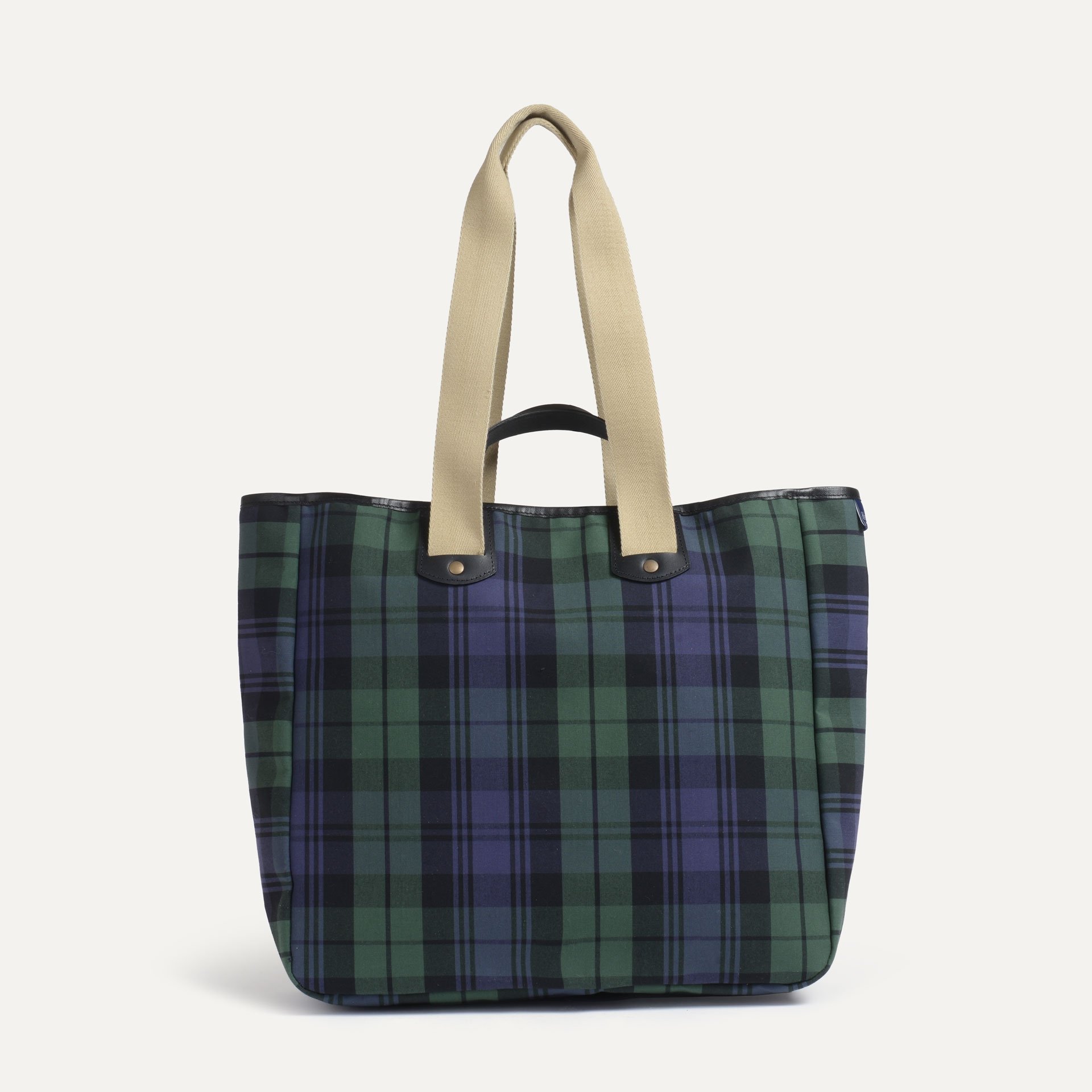 Tragetasche Musette Meline - Navy Tartan (image n°3)