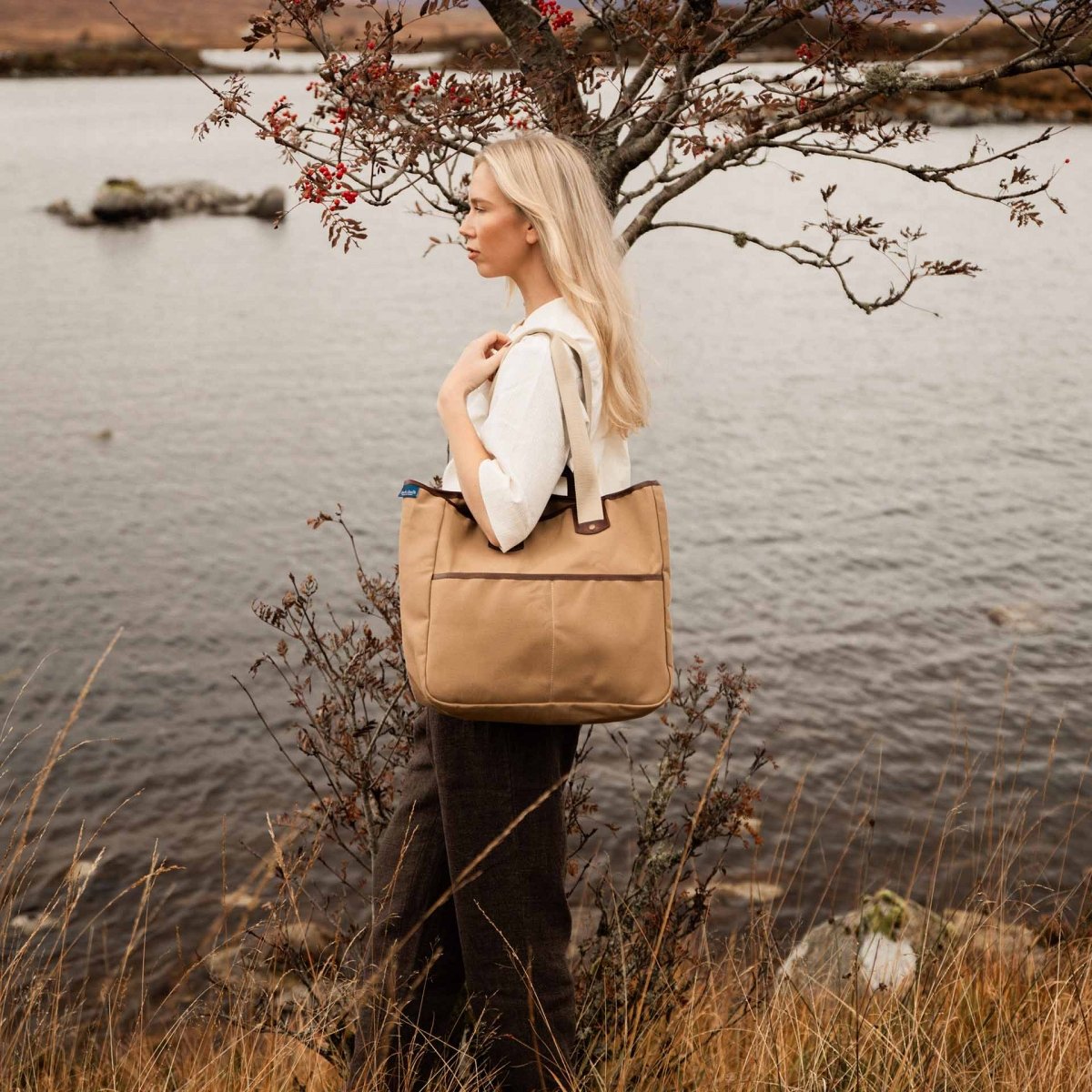 Tote Bag Musette Meline - Camel BM (image n°7)
